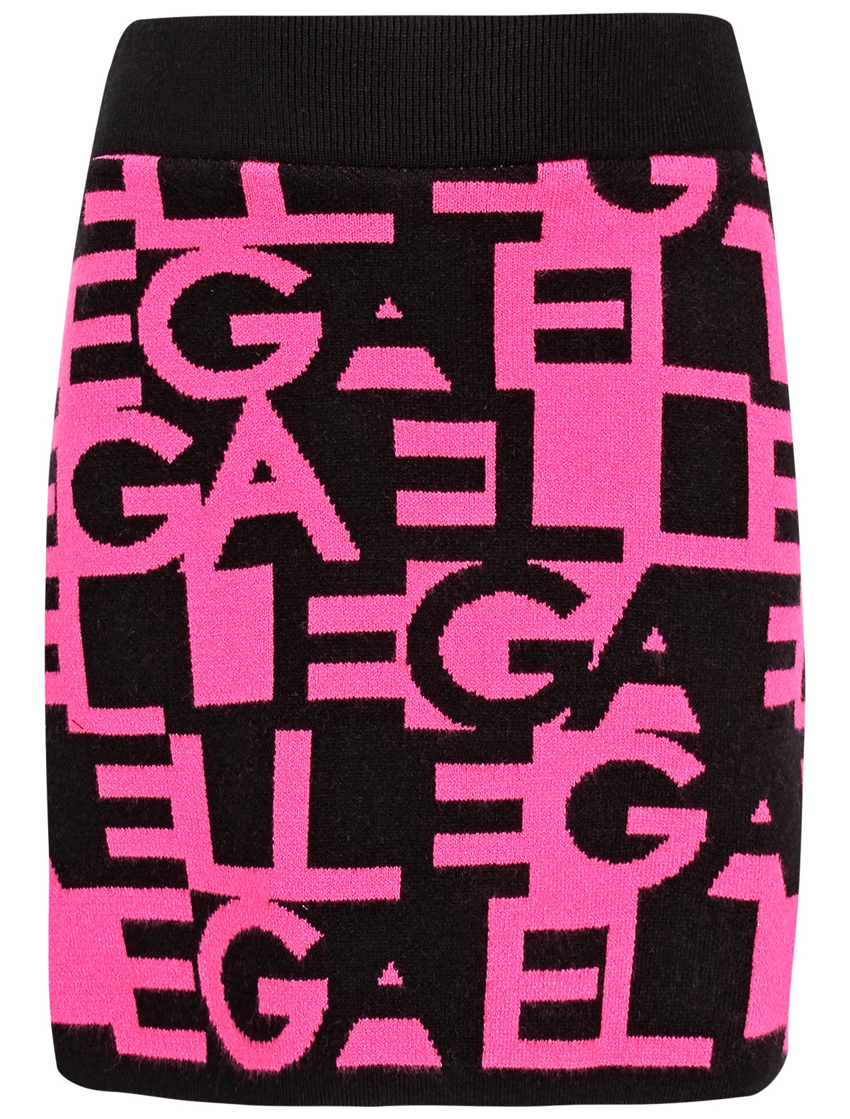 Юбка с принтом логотипа