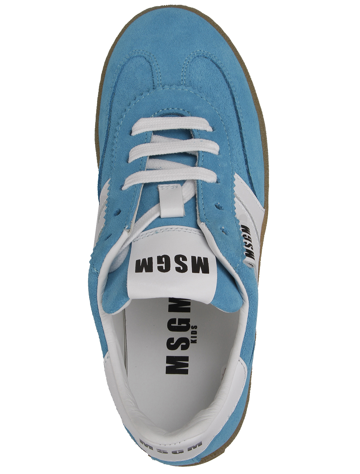 Кеды MSGM 2656515, цвет голубой, размер 38 2094519411028 - фото 4