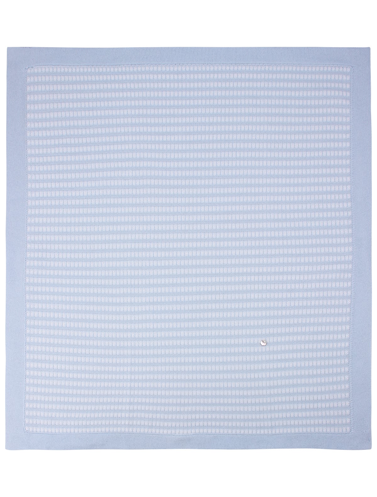 Голубое одеяло из хлопка