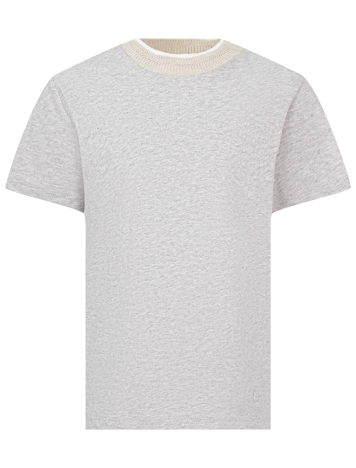 Футболка цвета серый меланж