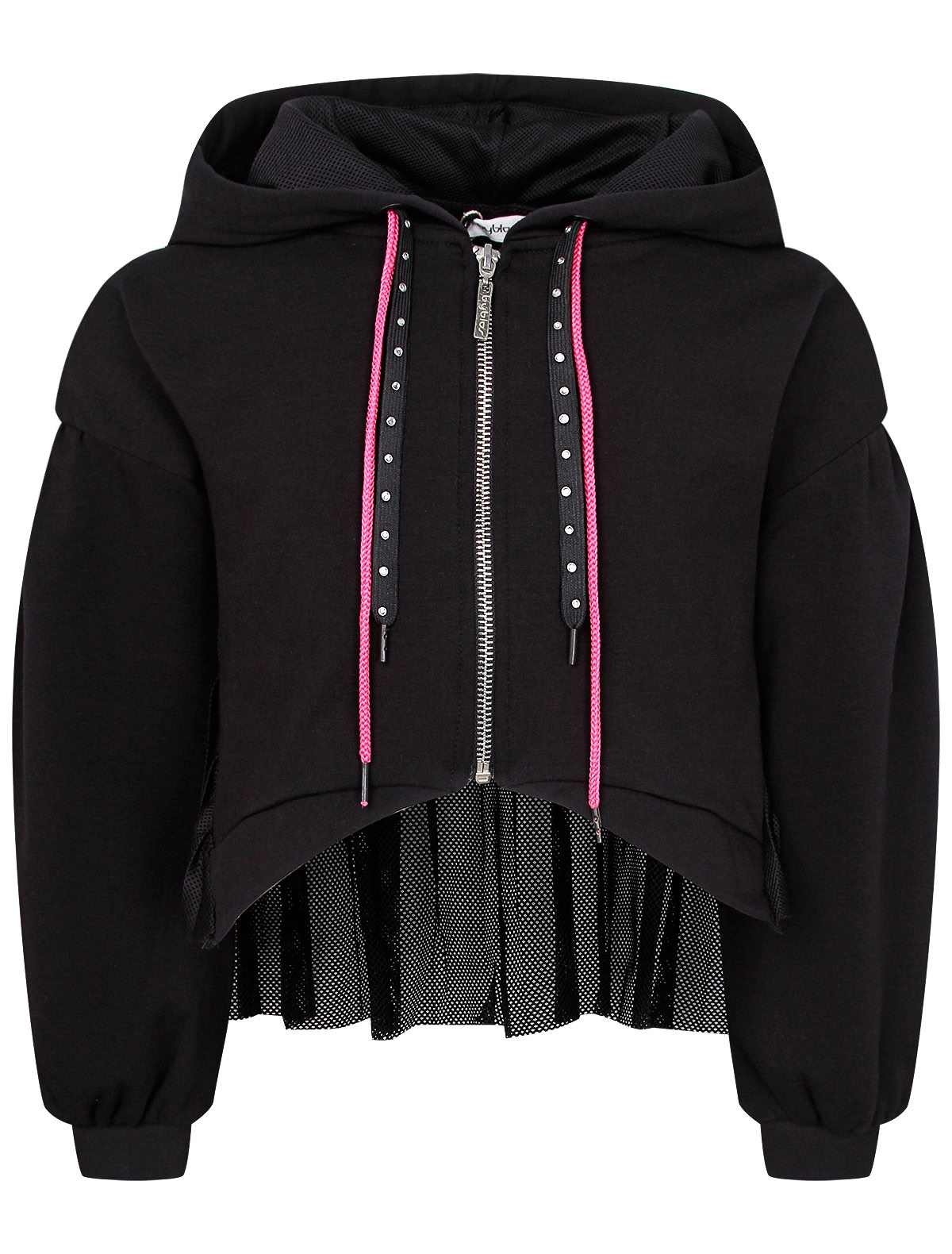 Толстовка из комбинированных материалов