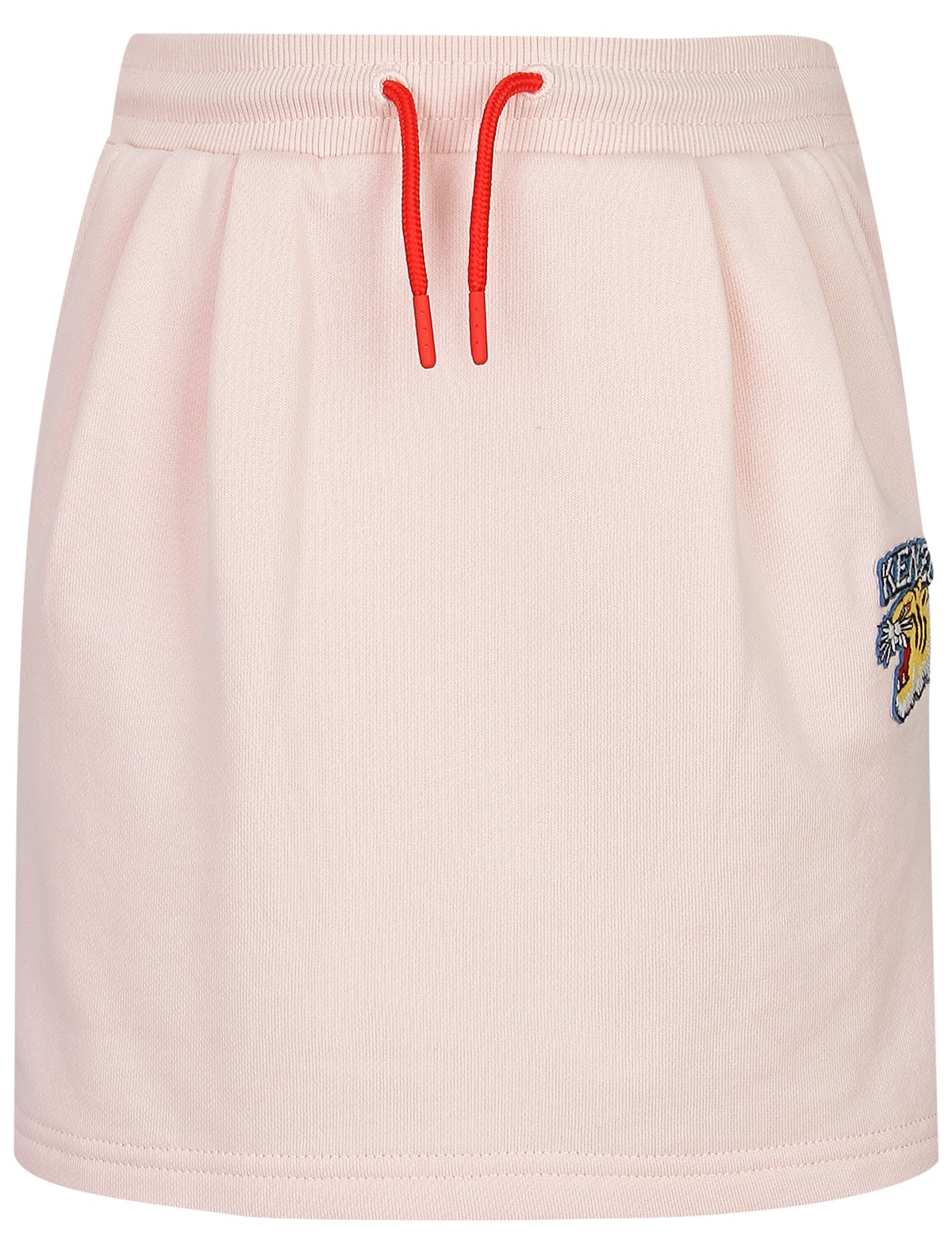 Розовая юбка с лампасами