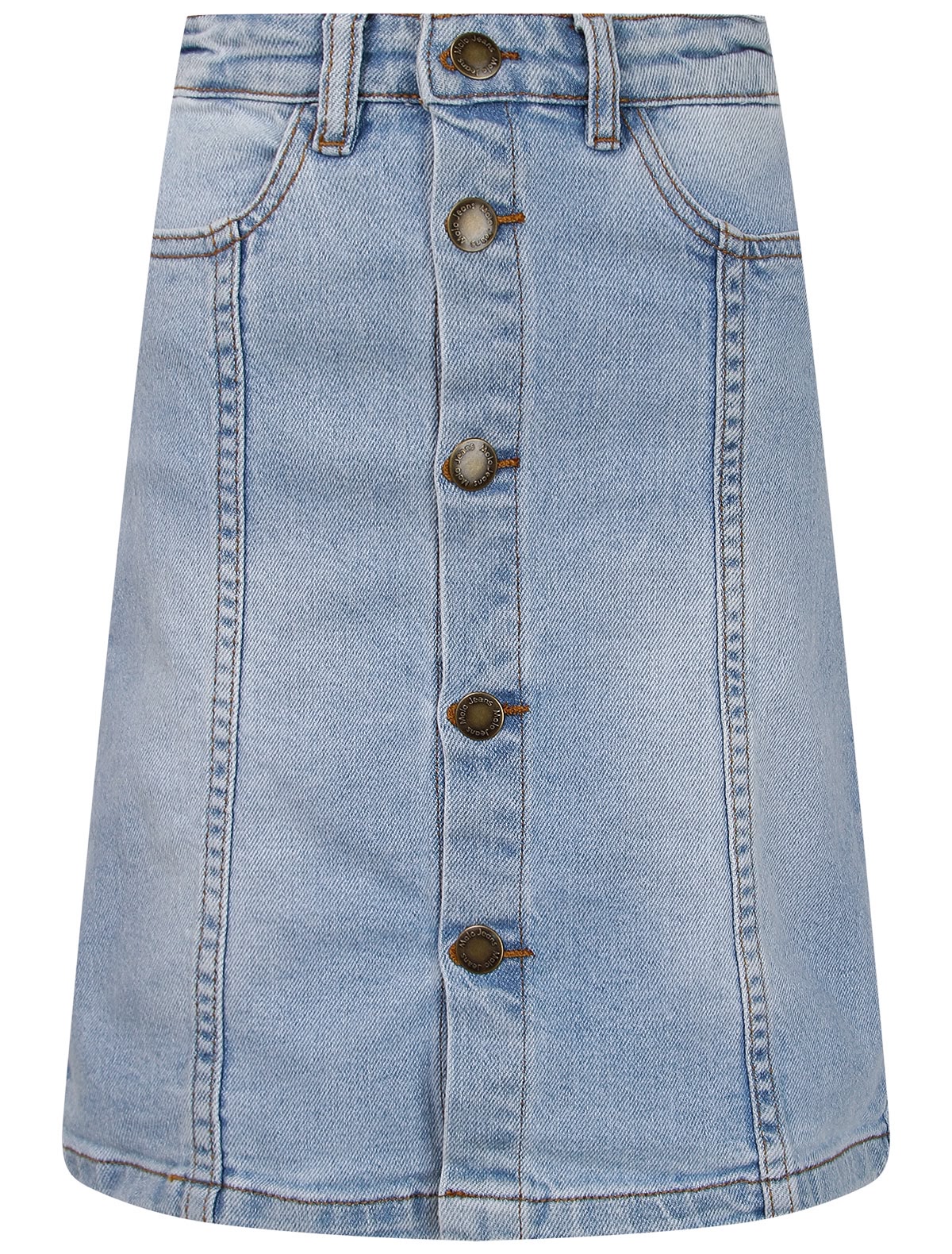 Джинсовая юбка на пуговицах