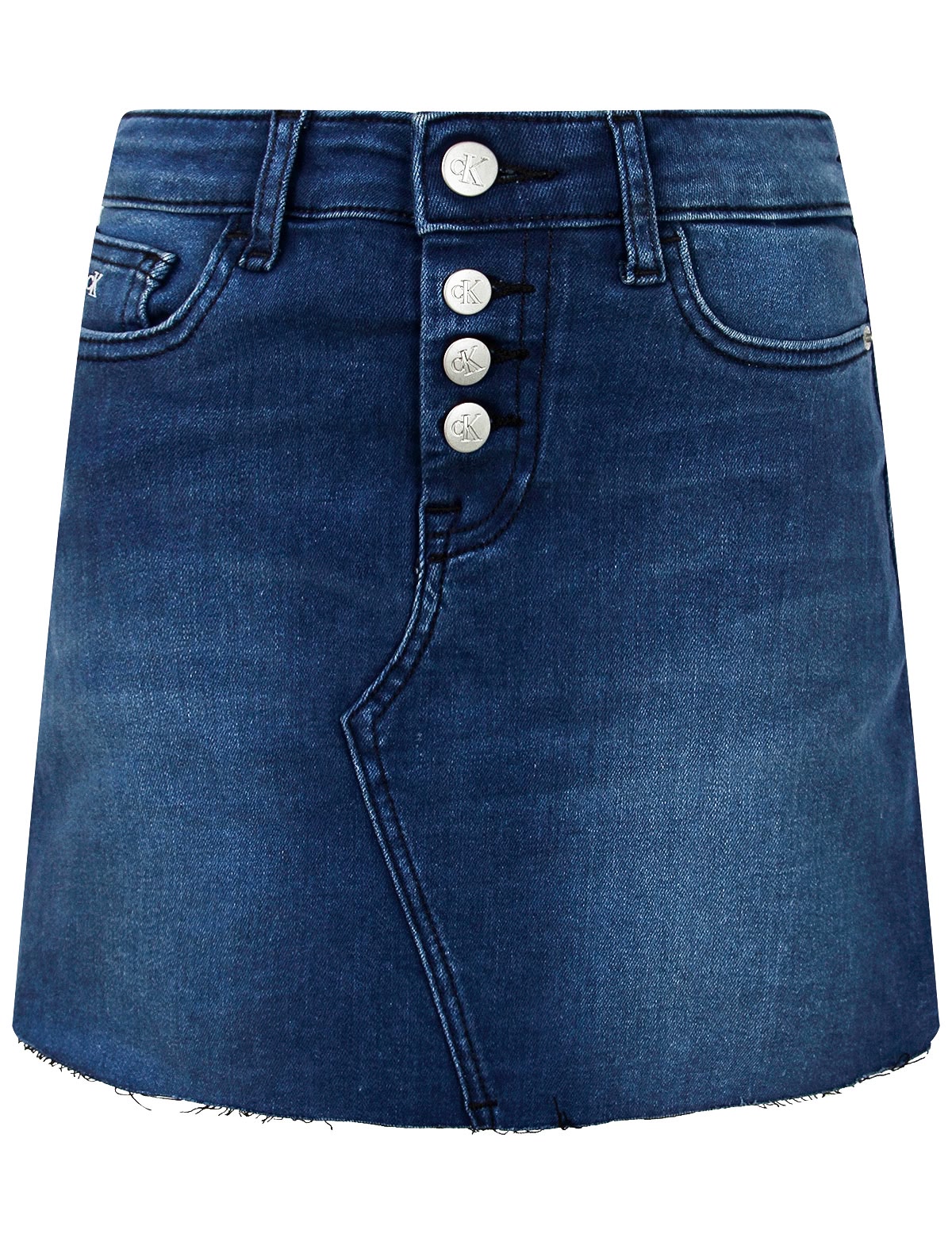 Джинсовая юбка мини