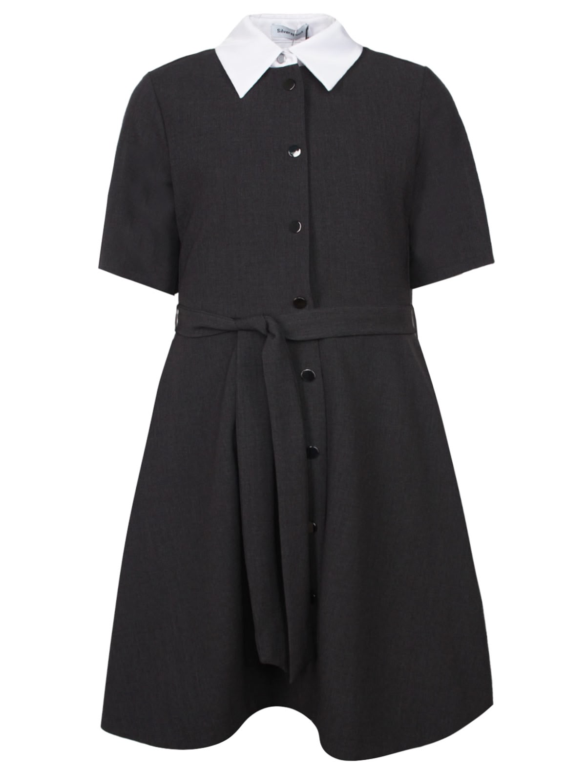 Платье со съемным воротничком