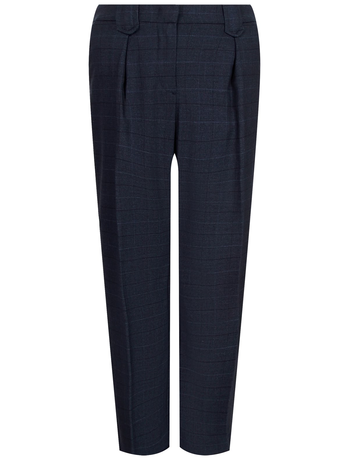 Широкие брюки в клетку