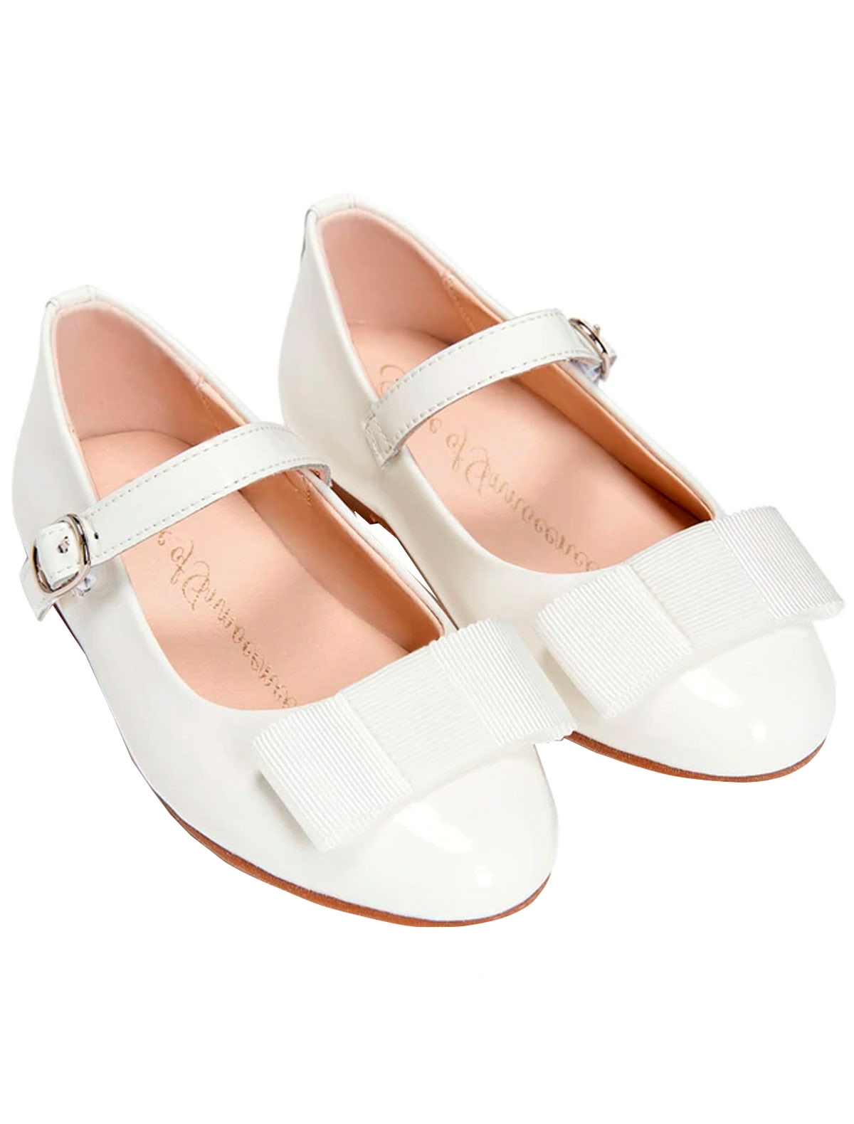 Белые Туфли с бантом