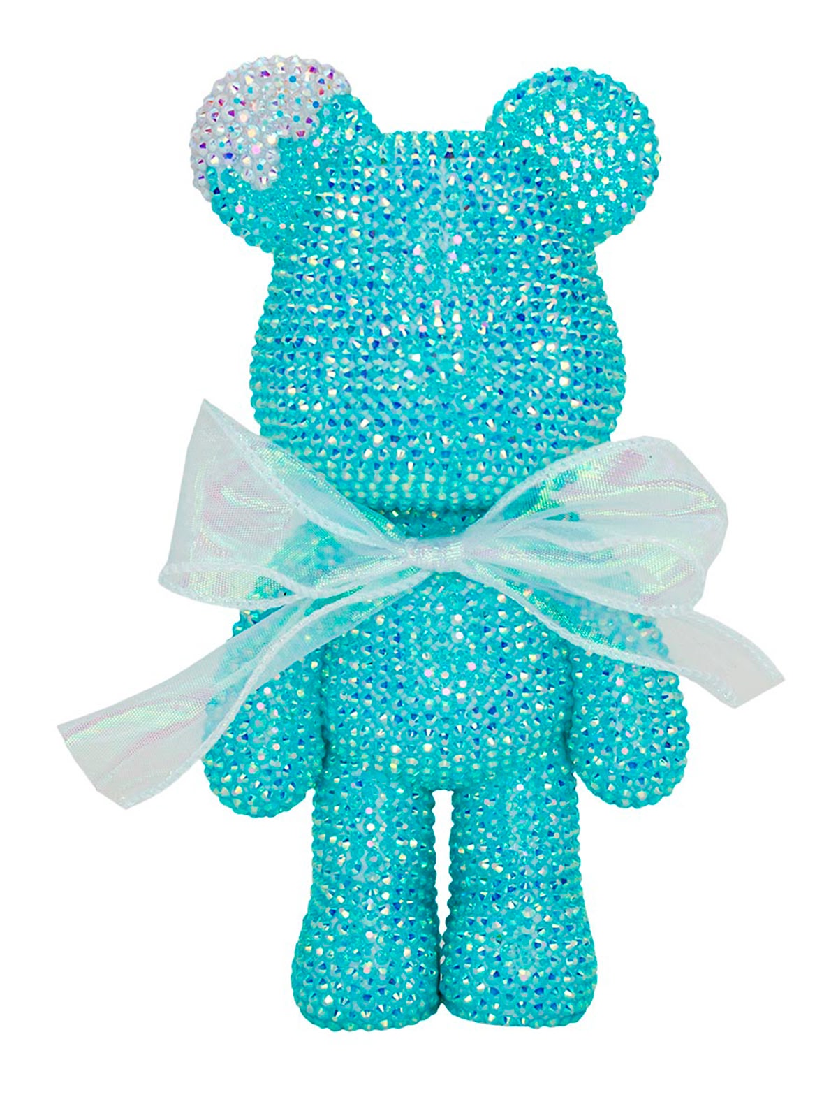 Алмазная мозаика голубая Мишка Шайни