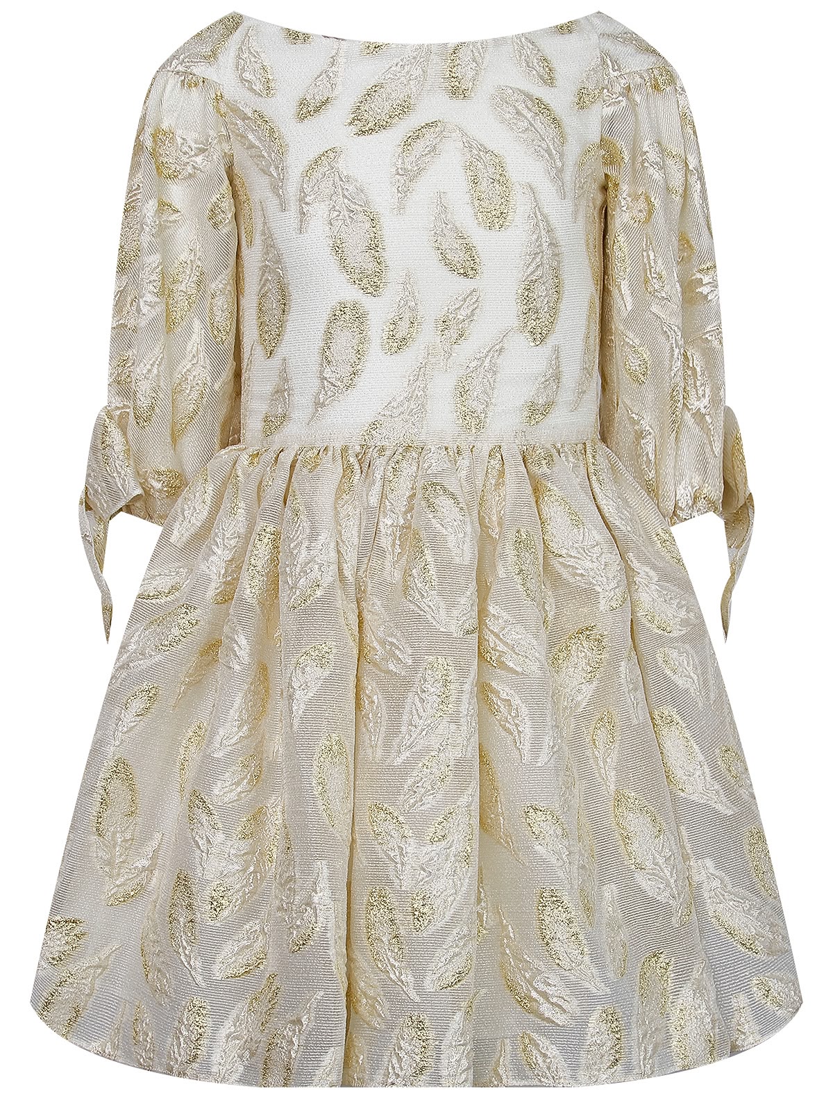 ПЛАТЬЕ с золотистой вышивкой