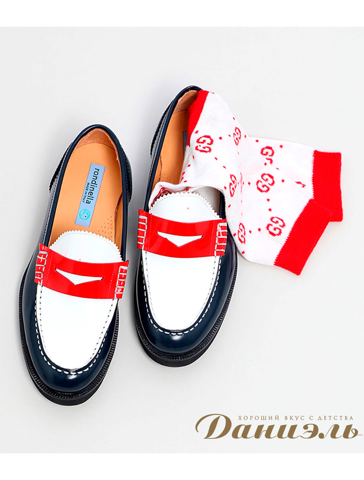Туфли RONDINELLA 2157042, цвет красный, размер 39 2011429070046 - фото 3