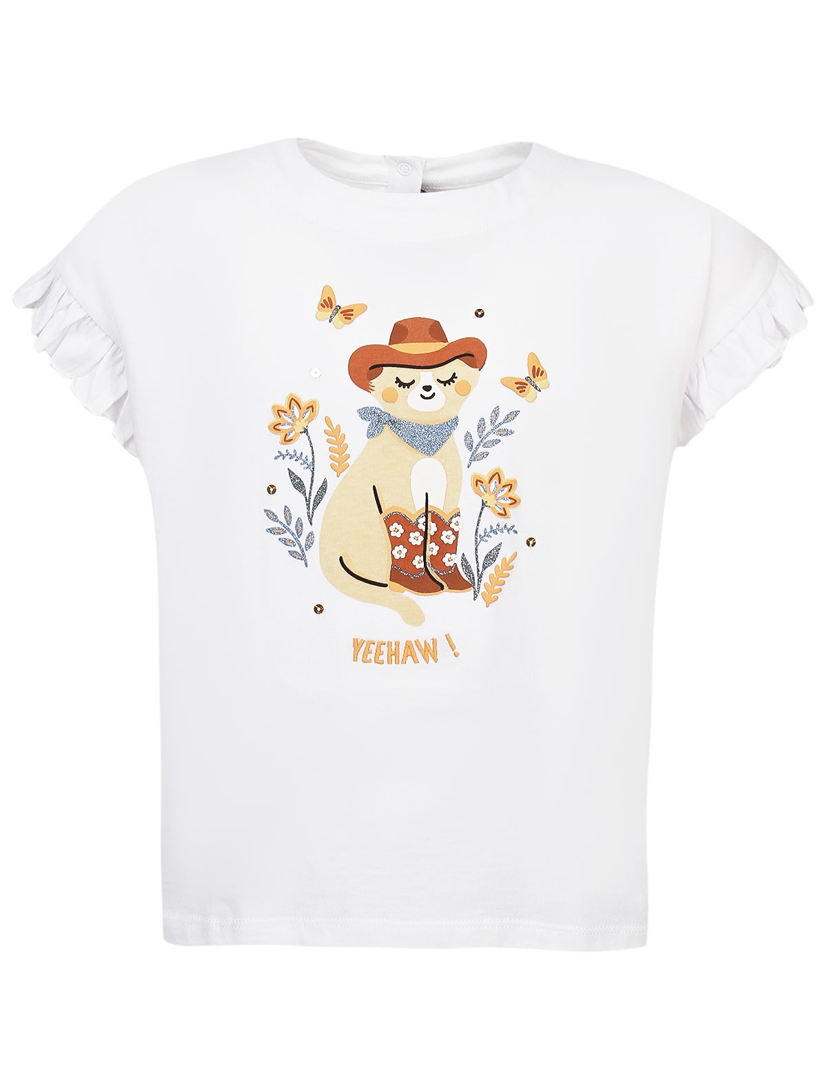 Футболка с котом в шляпе