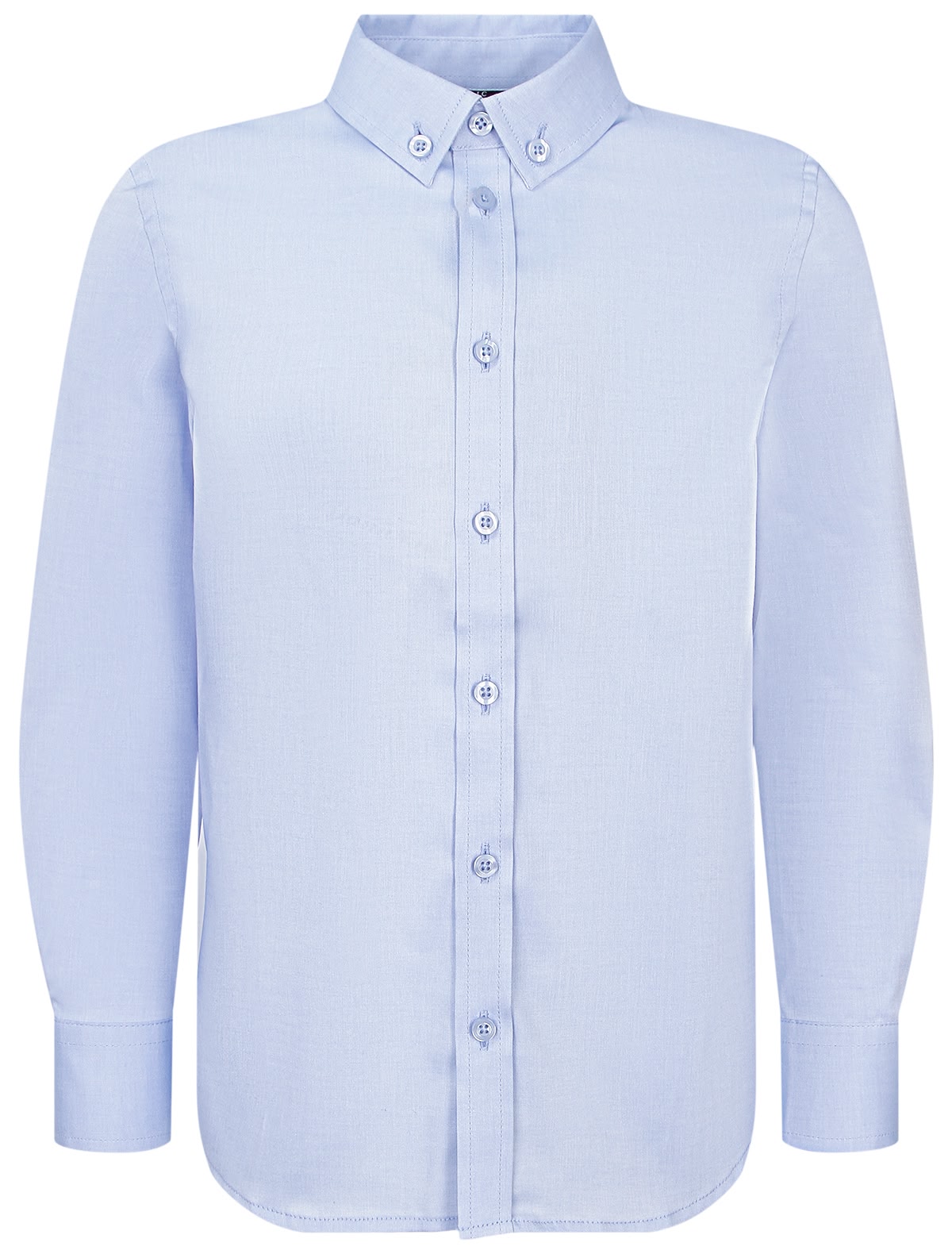 Голубая рубашка из хлопка