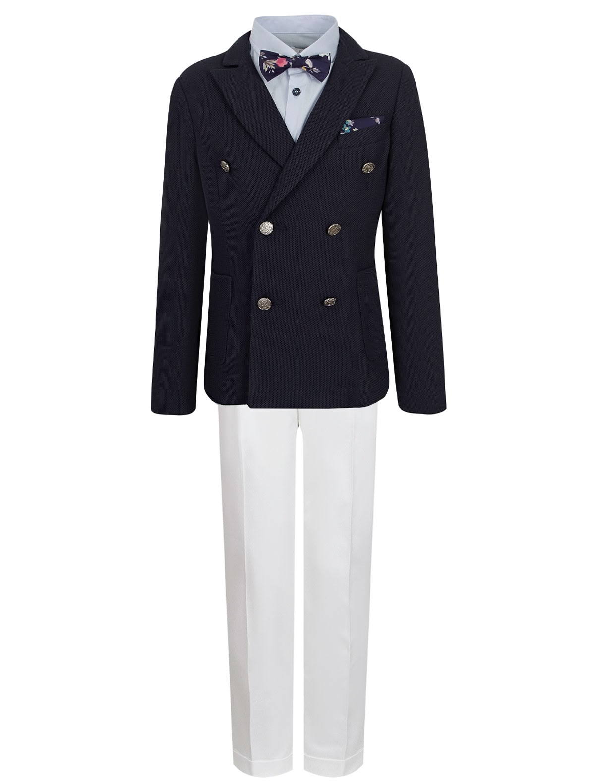 Костюм с двубортным пиджаком