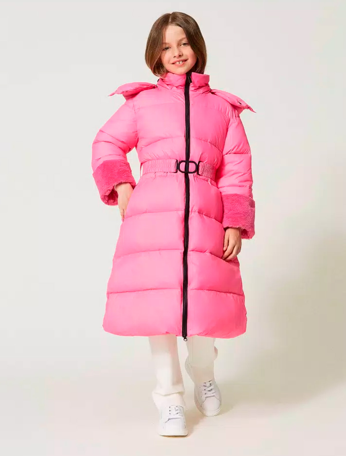 Пальто TWINSET 2584608, цвет розовый, размер 7 1124509381084 - фото 2