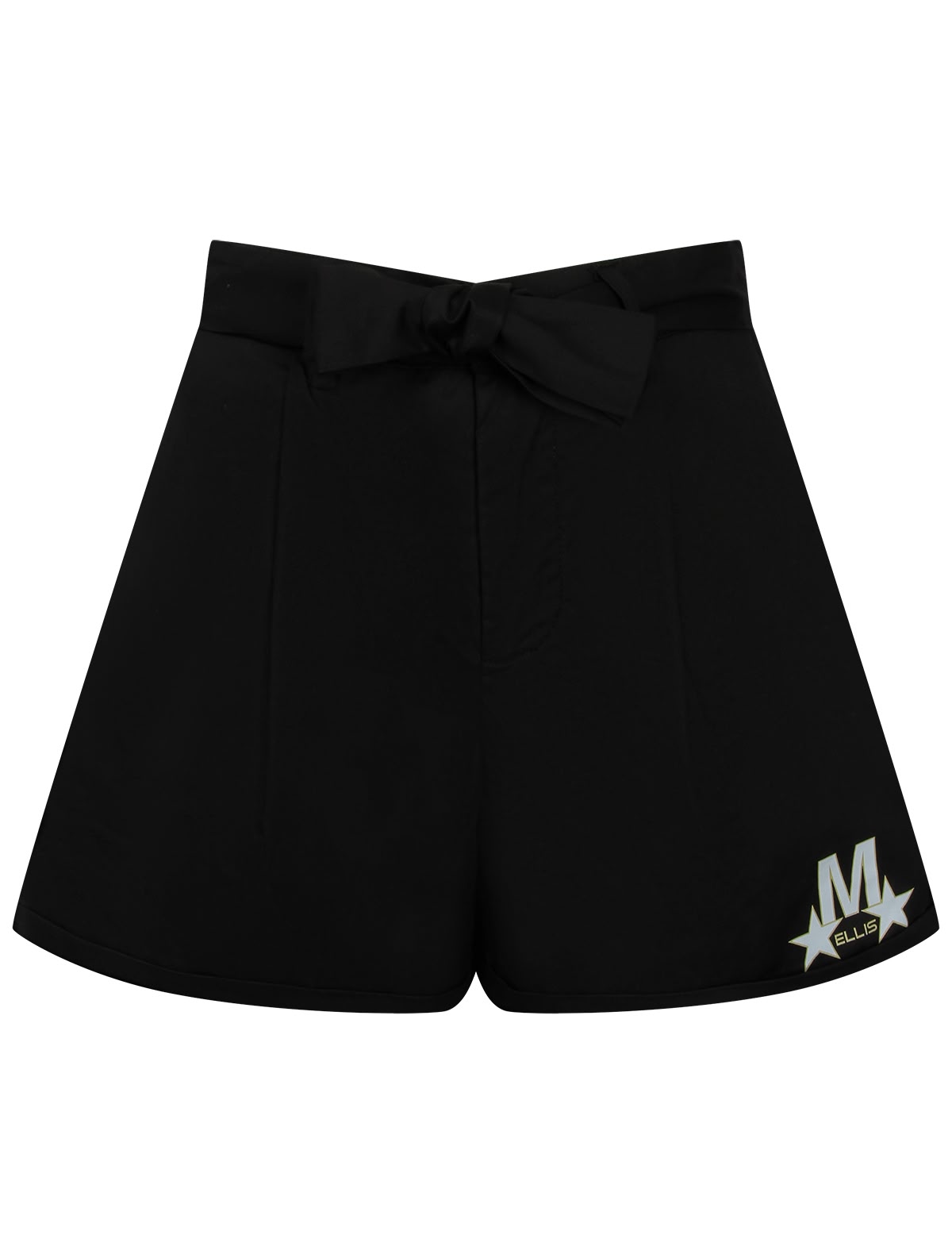 Чёрные хлопковые шорты