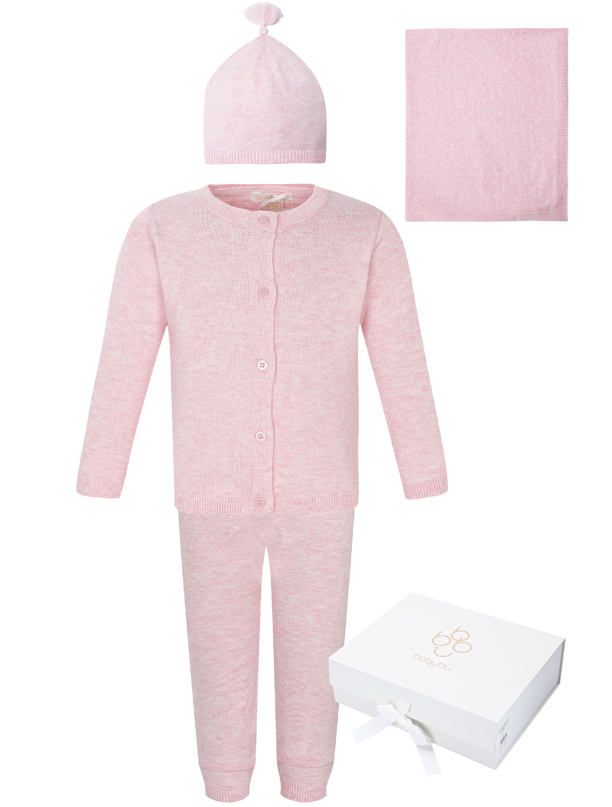 Розовый комплект из хлопка