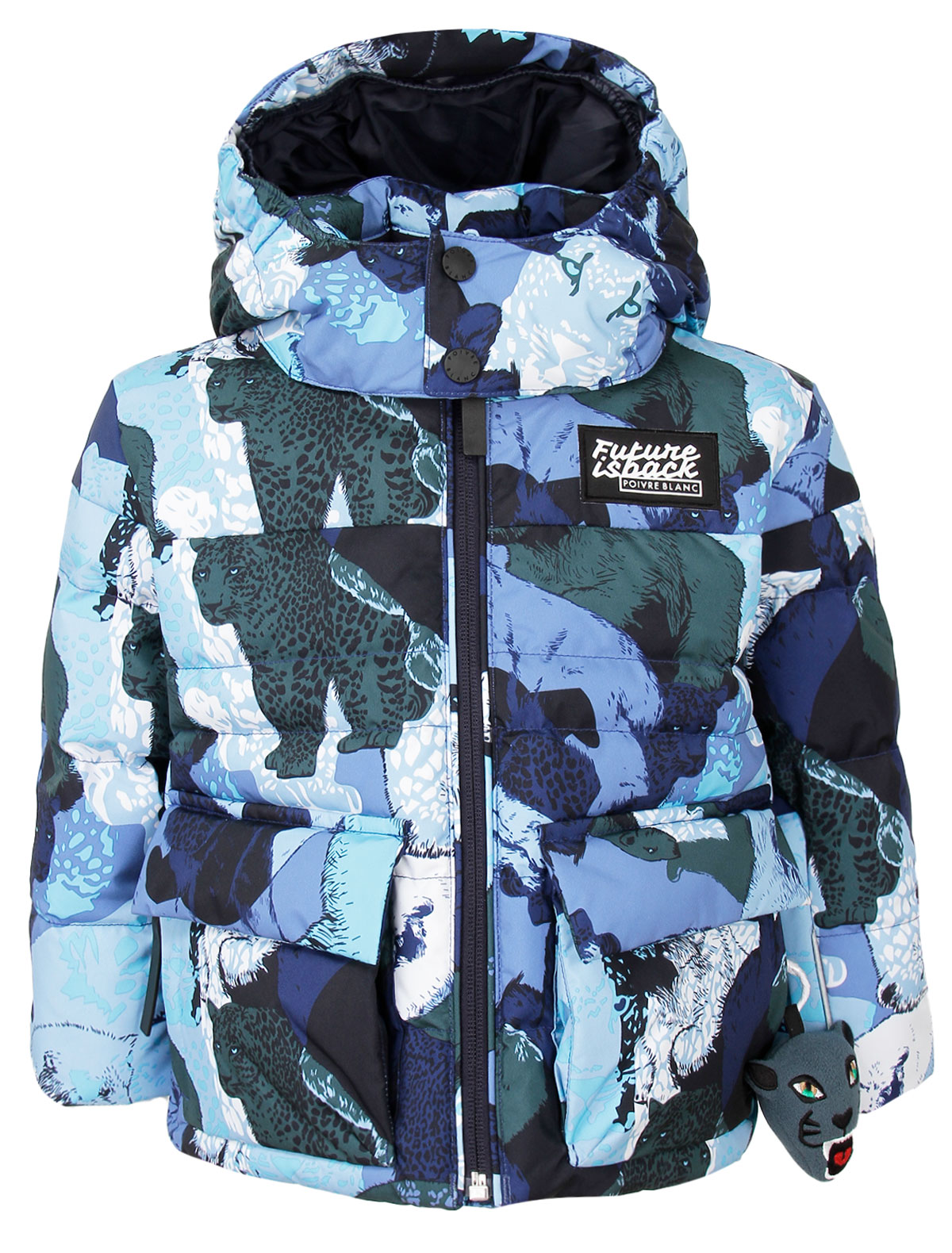 Куртка с принтом животные