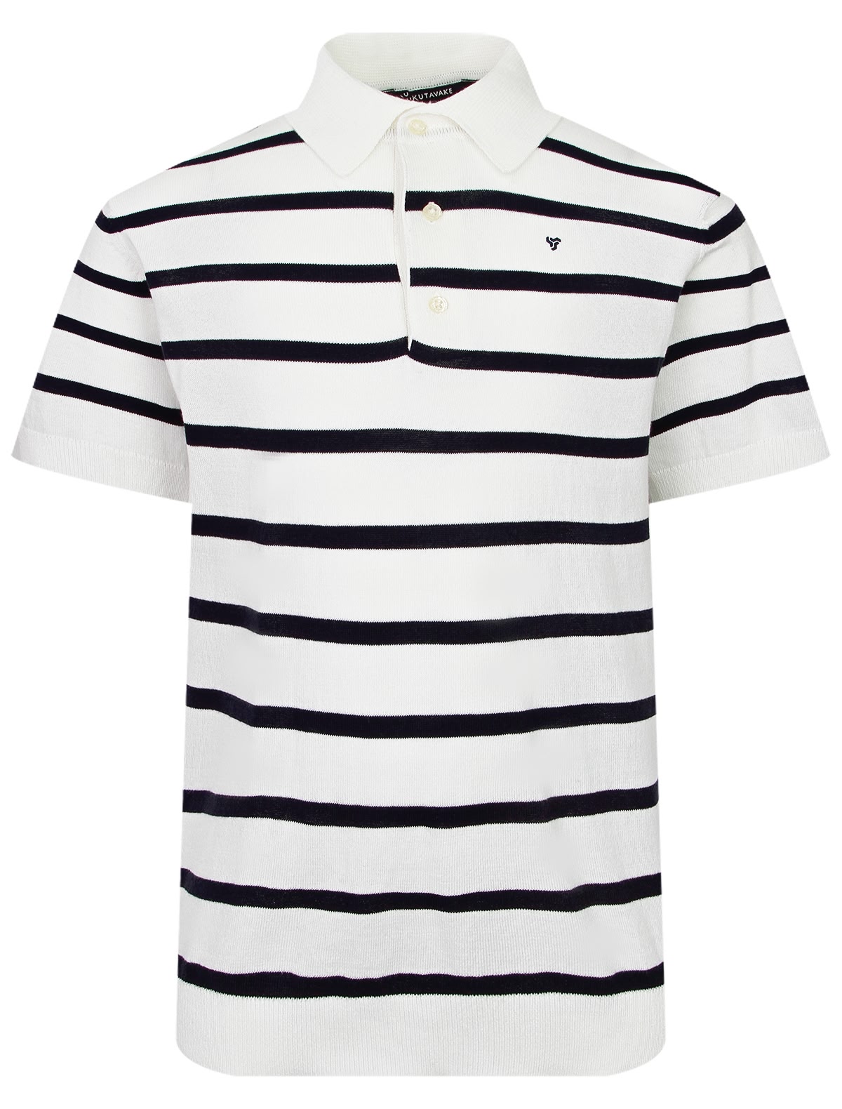 Полосатый джемпер с коротким рукавом