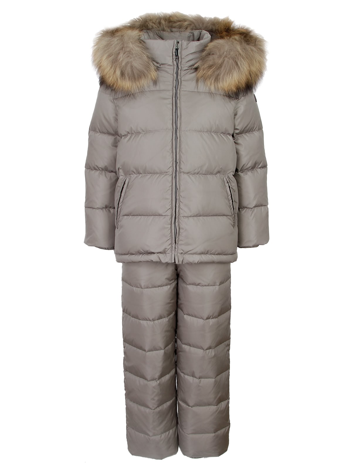 Утепленный комплект с меховой отделкой