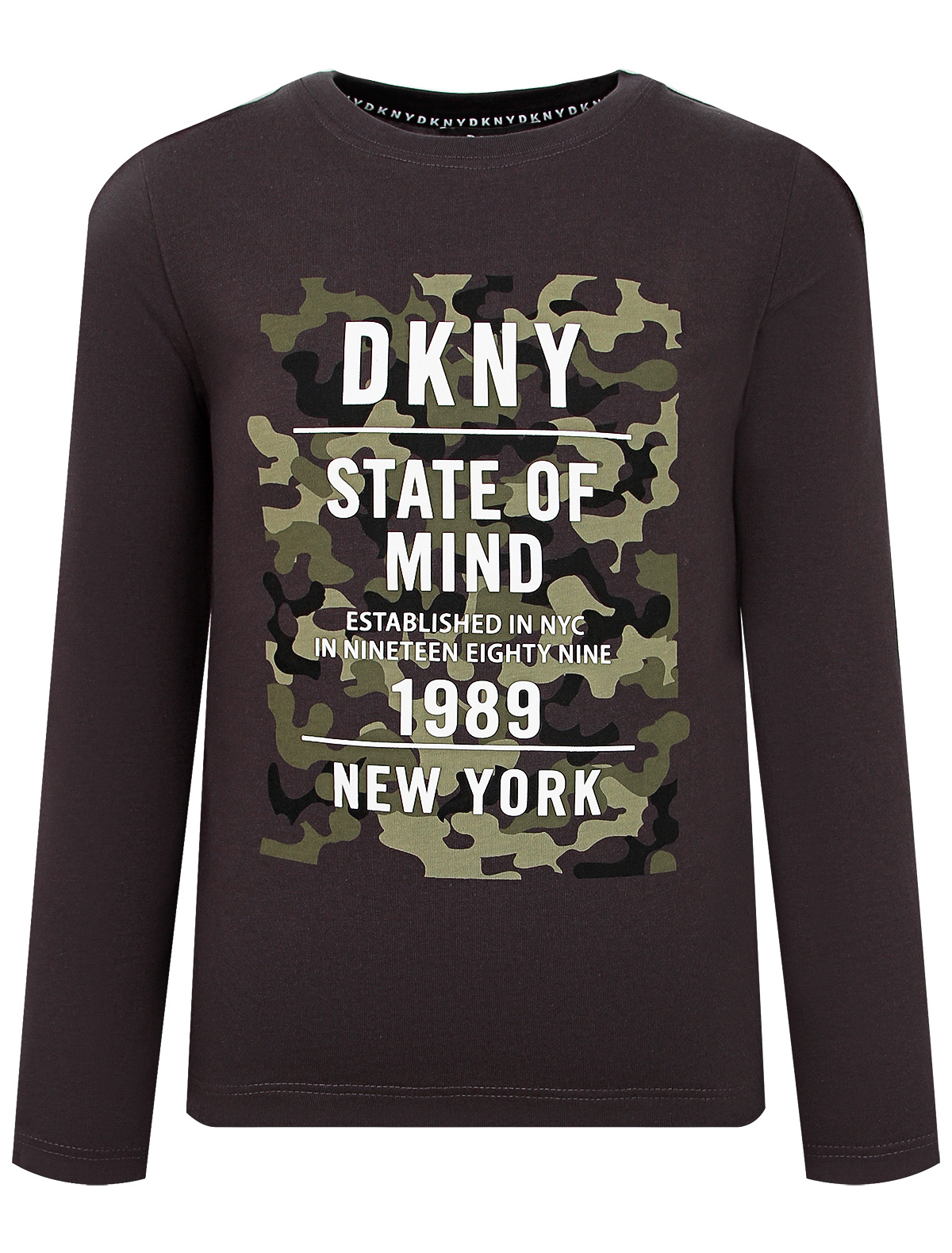 Лонгслив DKNY серого цвета