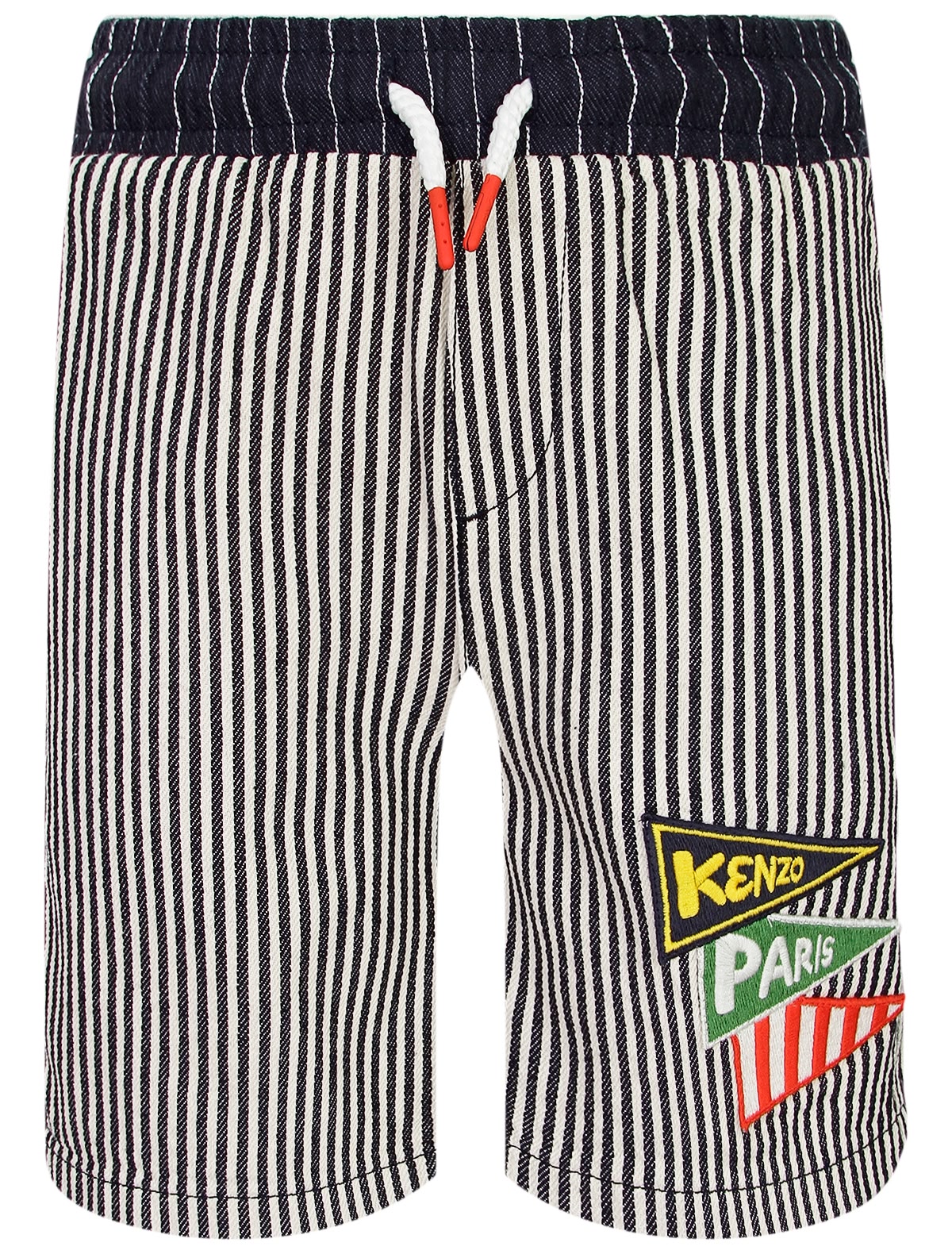 Полосатые шорты с логотипом