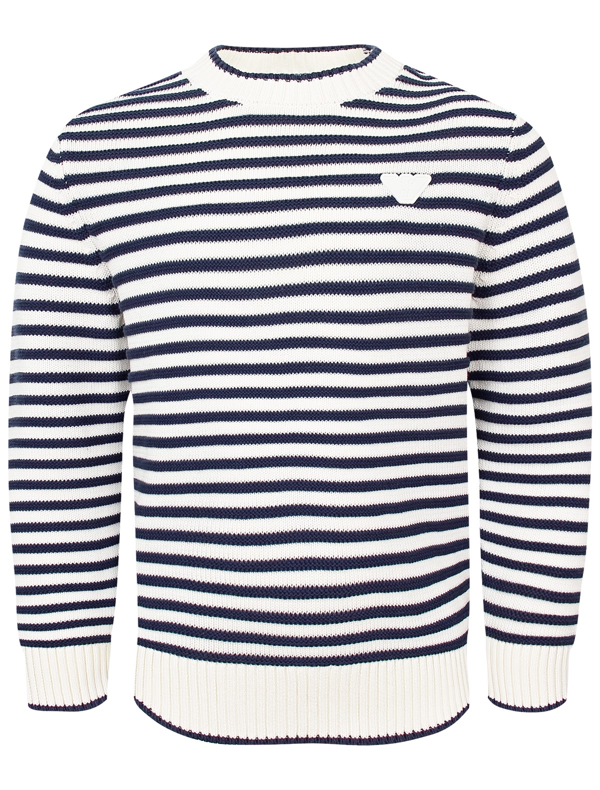 Хлопковый джемпер в полоску