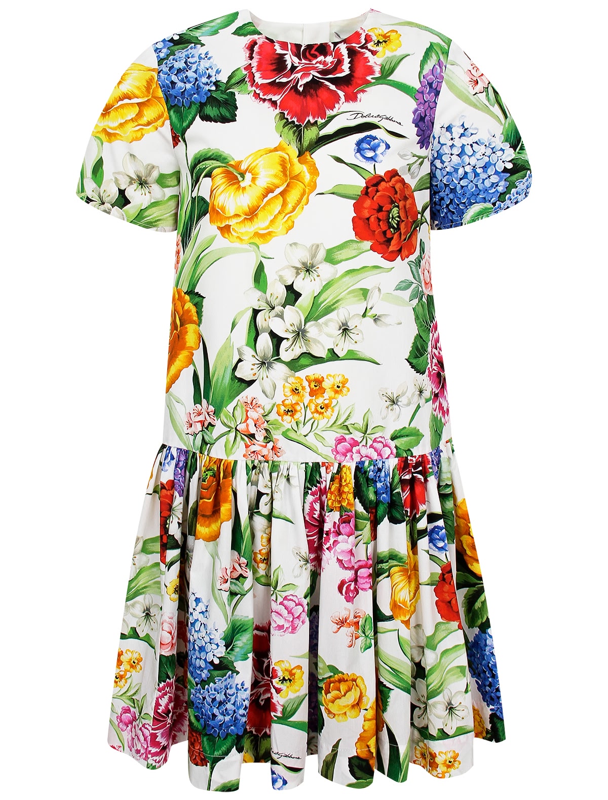 Платье с цветочным принтом