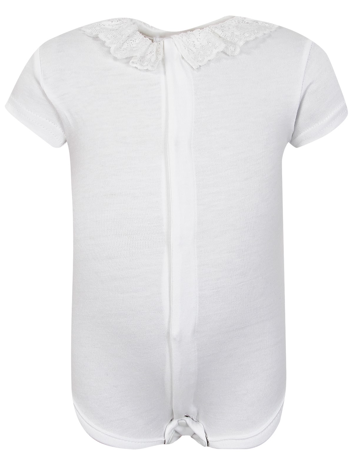 Боди из хлопка с отложным воротником