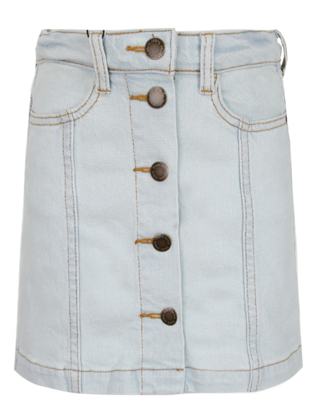 Джинсовая юбка на пуговицах