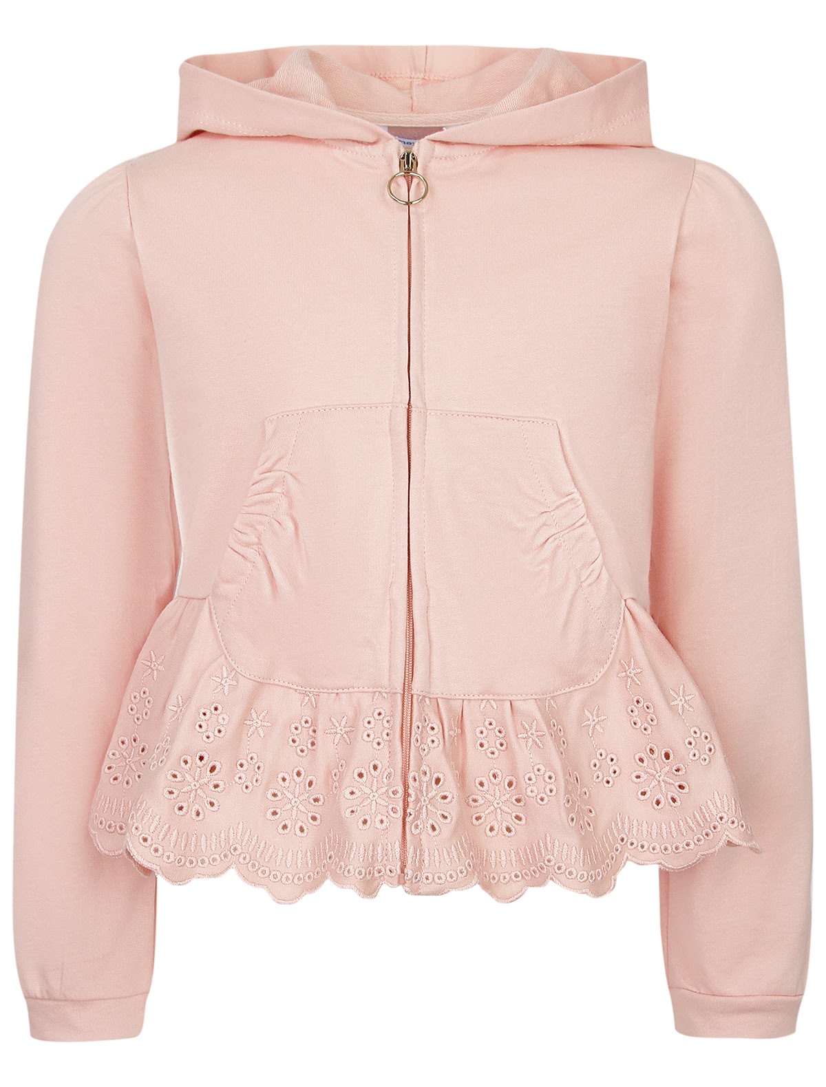 Кардиган с оборкой