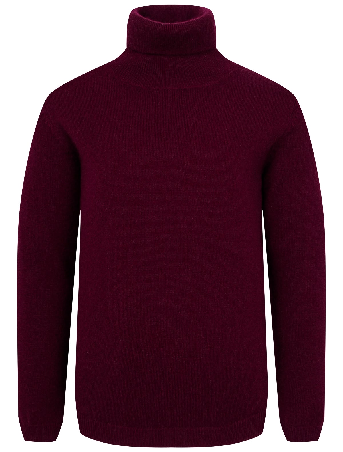 Бордовая кашемировая водолазка