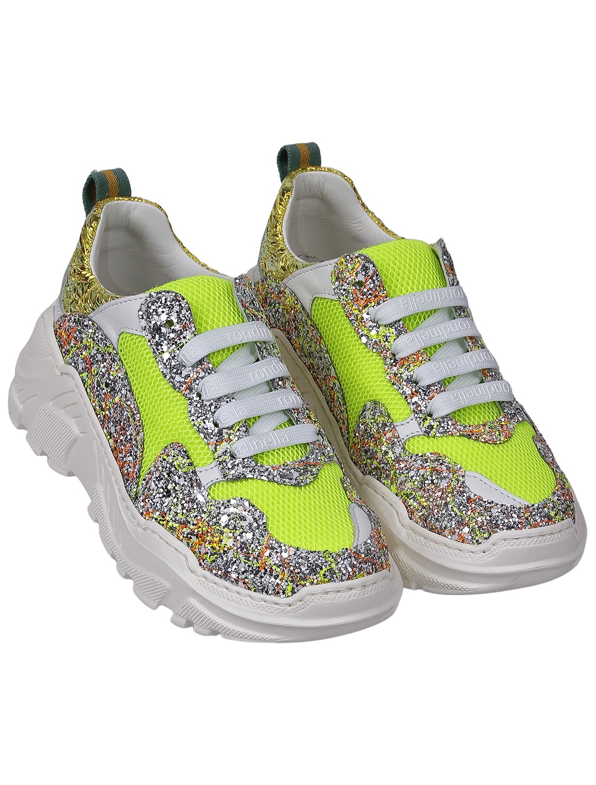 массивные Кроссовки с блёстками