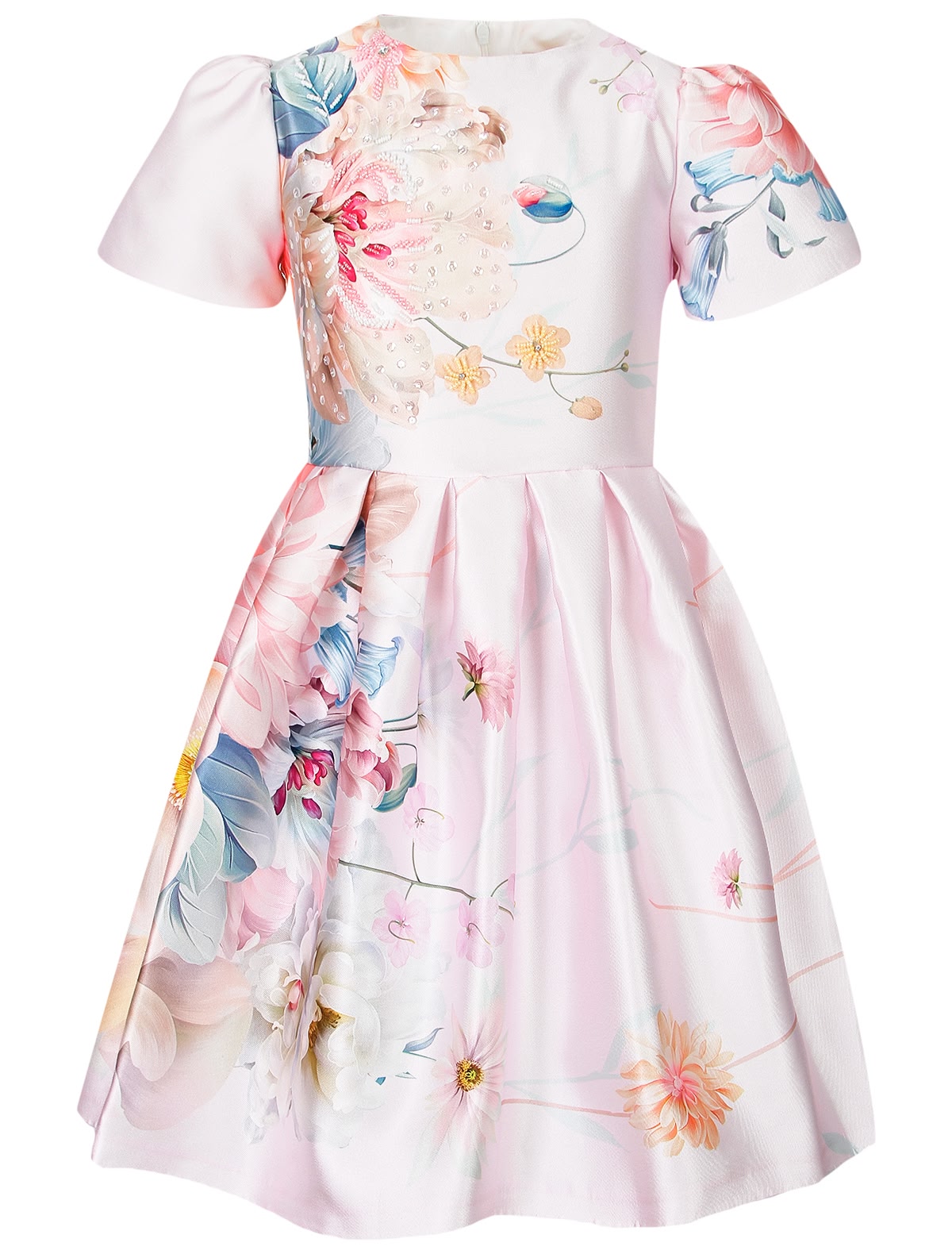 Платье с цветочным принтом