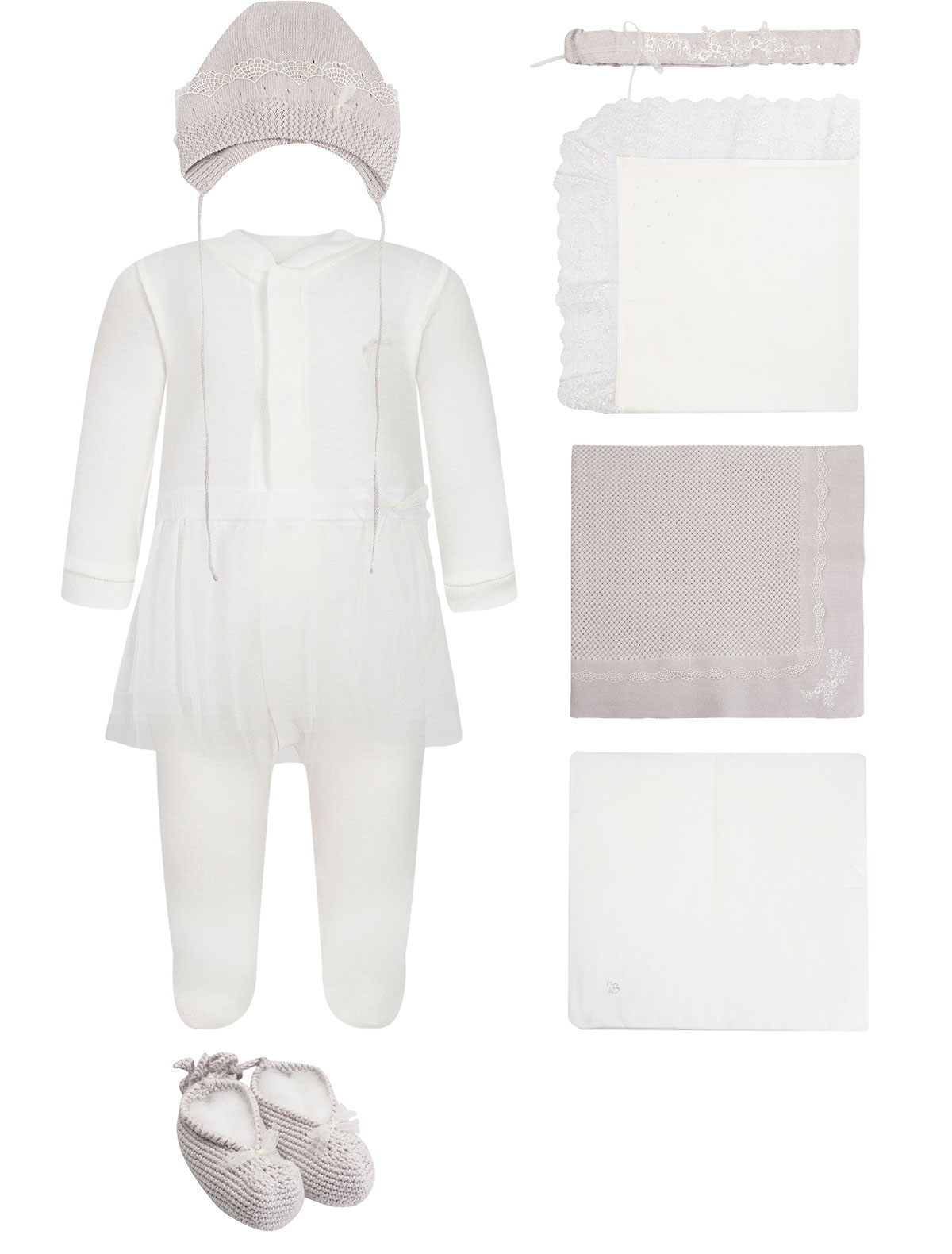 Комплект из 8 шт с кружевом