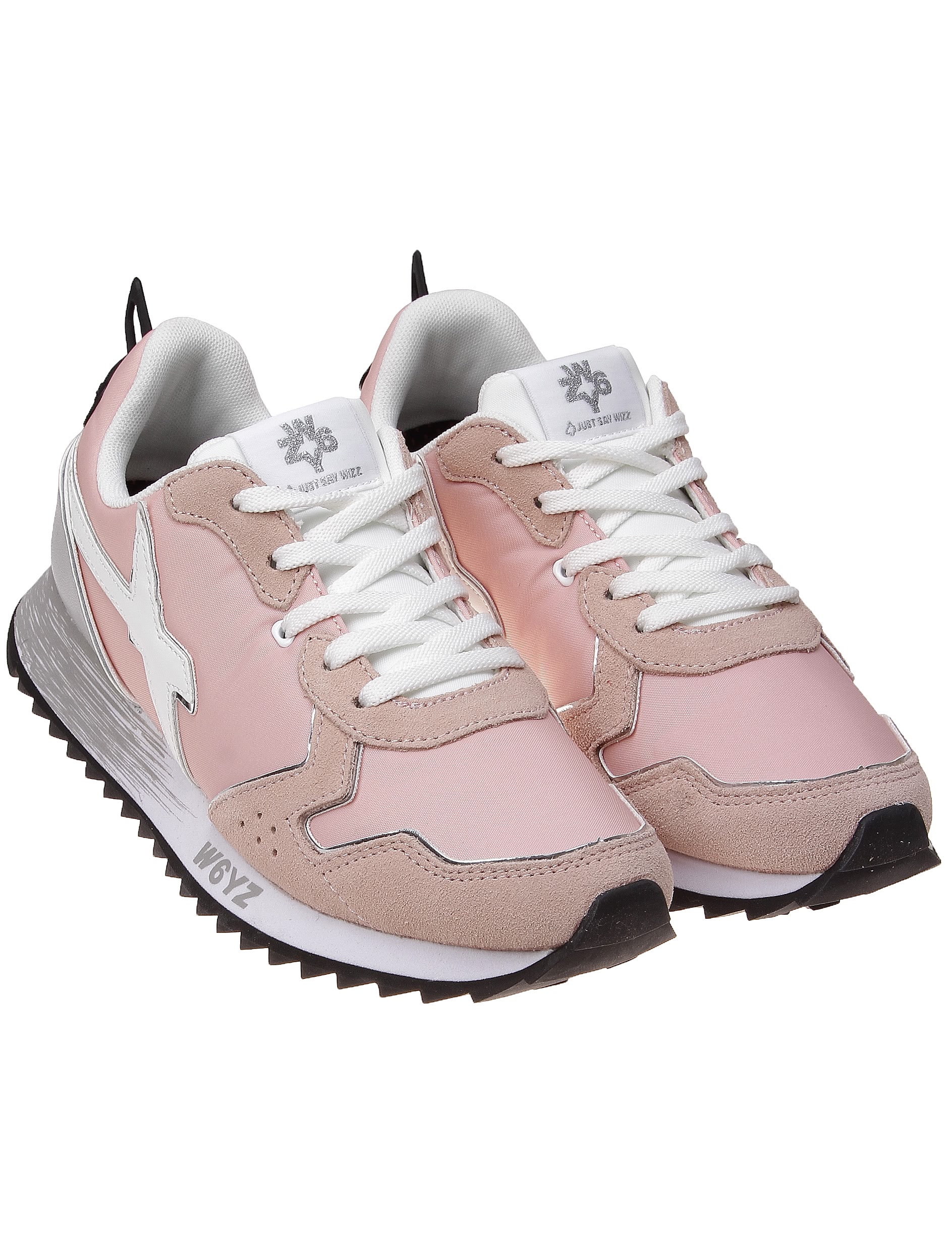 розовые Кроссовки с логотипом на подошве