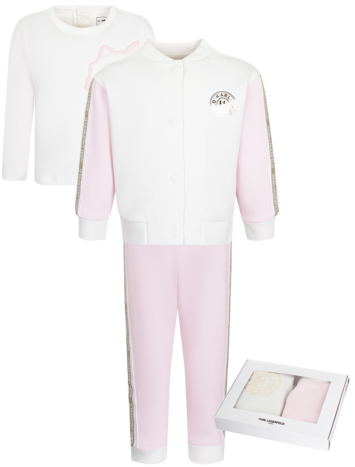 

Комплект из 3 шт. Karl Lagerfeld, Розовый, 3094070