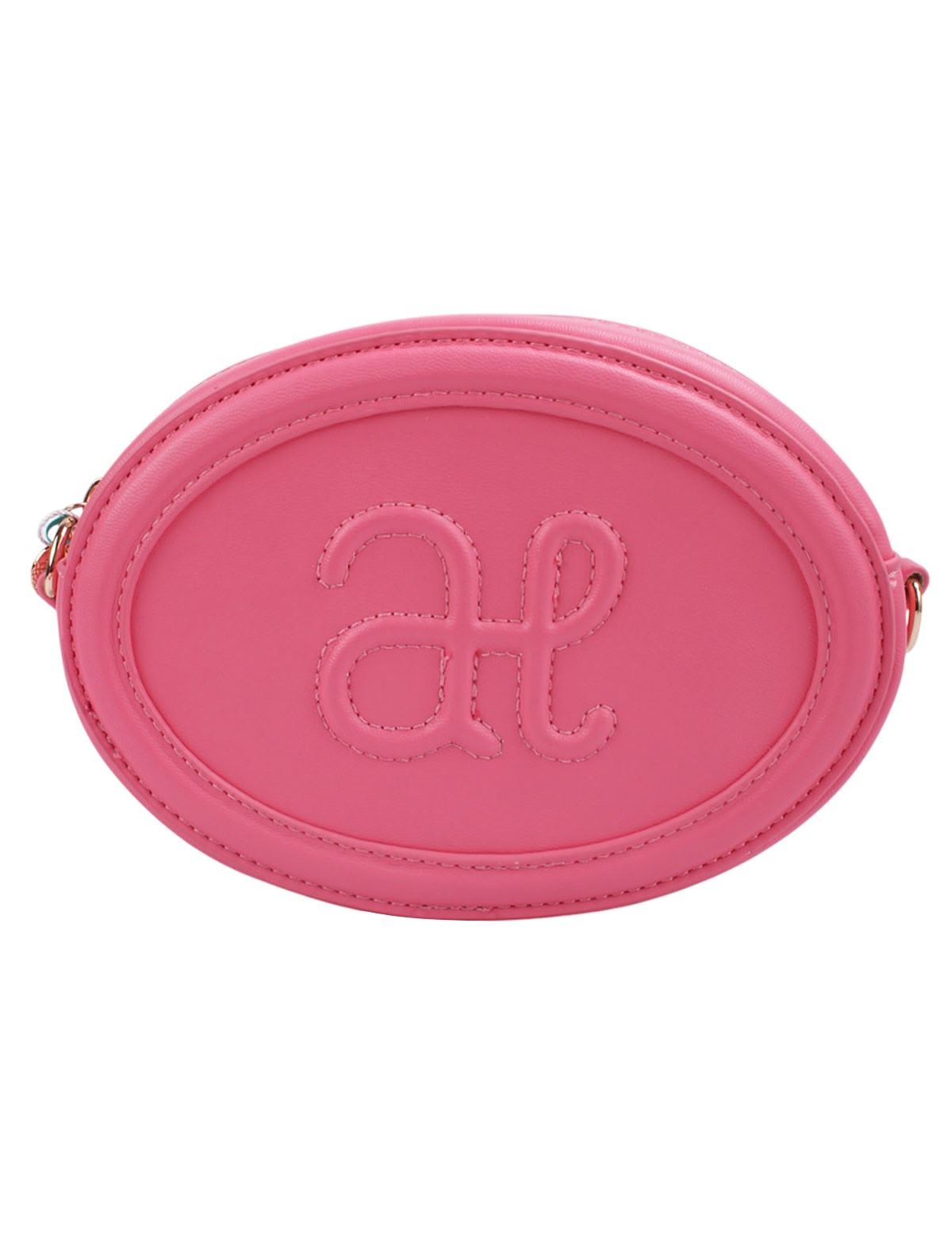 Розовая сумка с логотипом