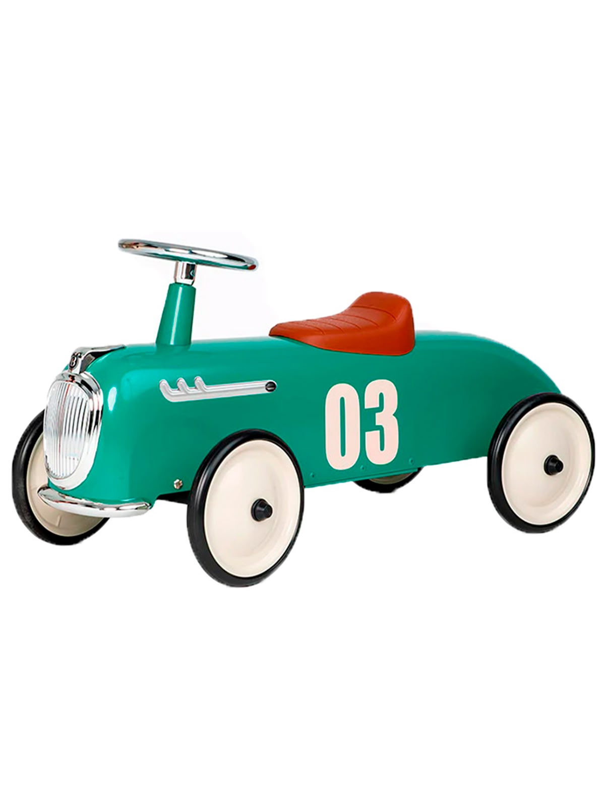 Машинка-бегунок зелёная