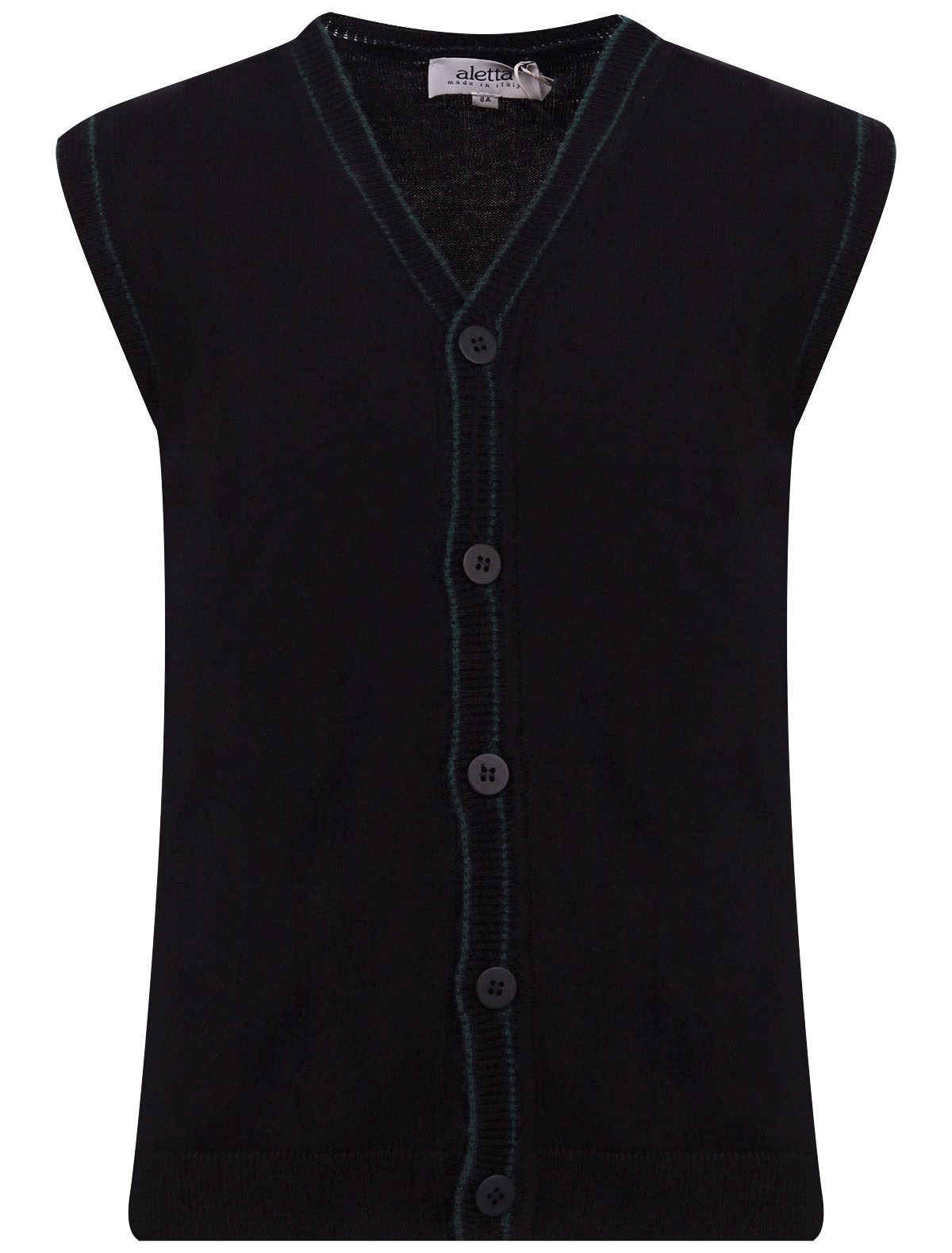 Жилет из хлопка с добавлением кашемира на пуговицах