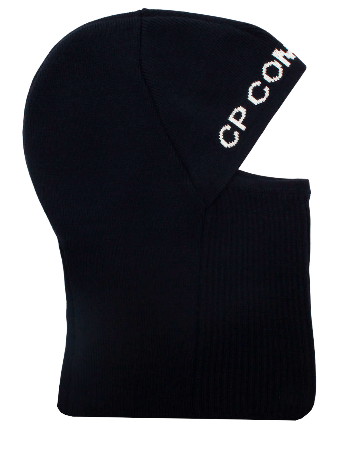 Тёмно-синяя балаклава из шерсти