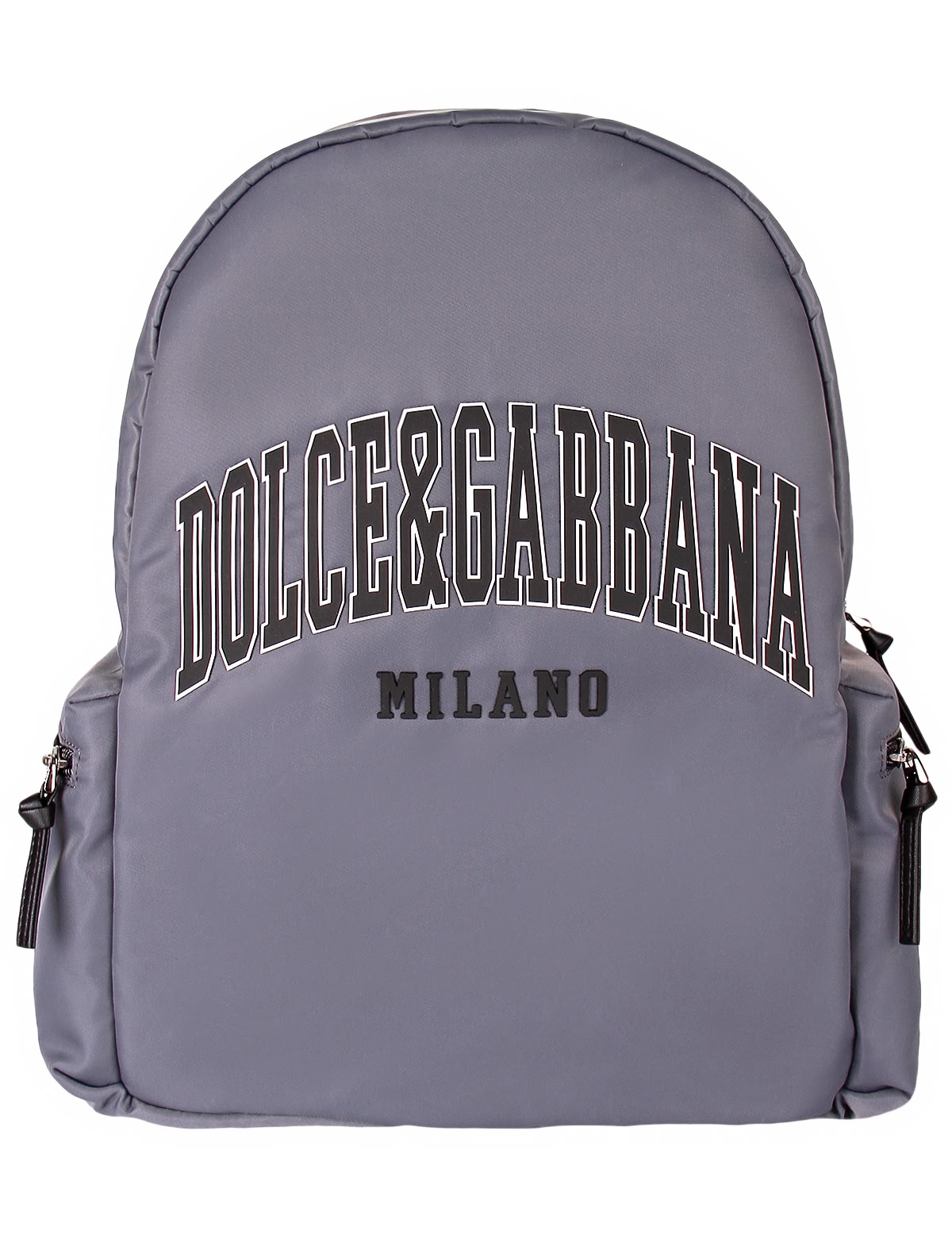 Серый рюкзак с крупным лого