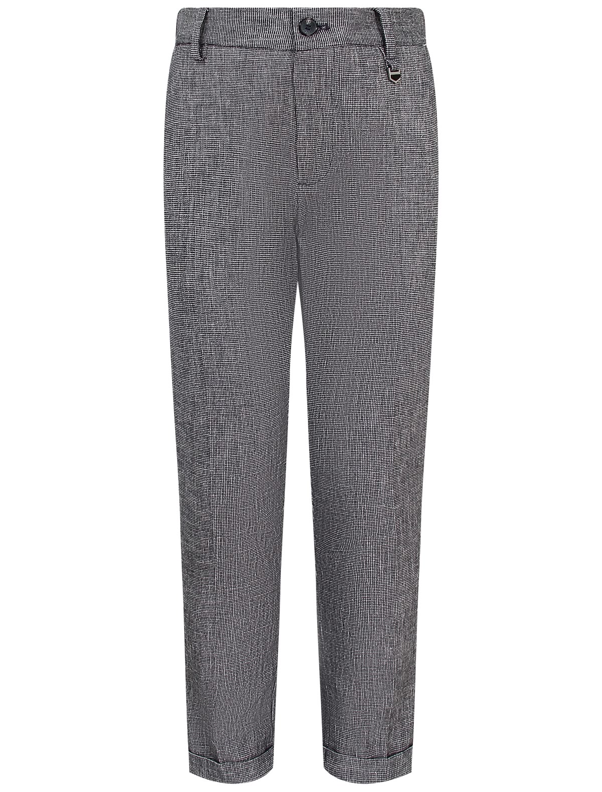 Брюки цвета серый меланж