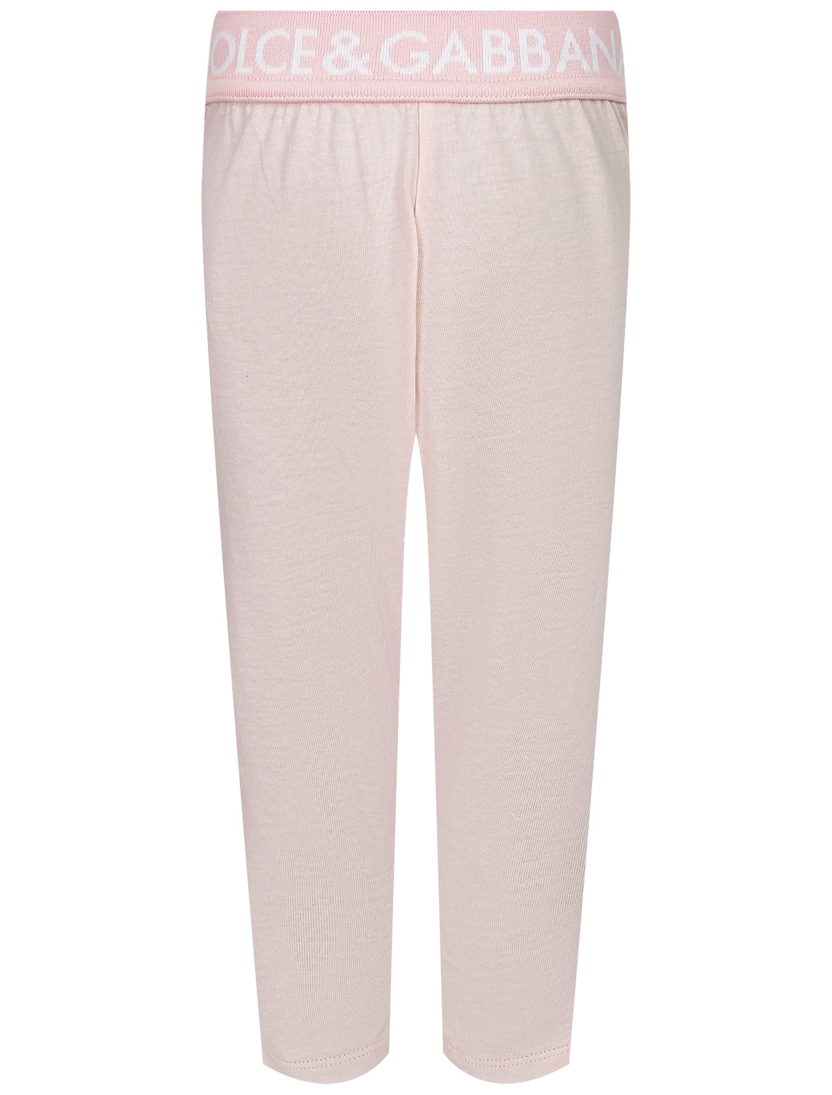 Розовые брюки из хлопка