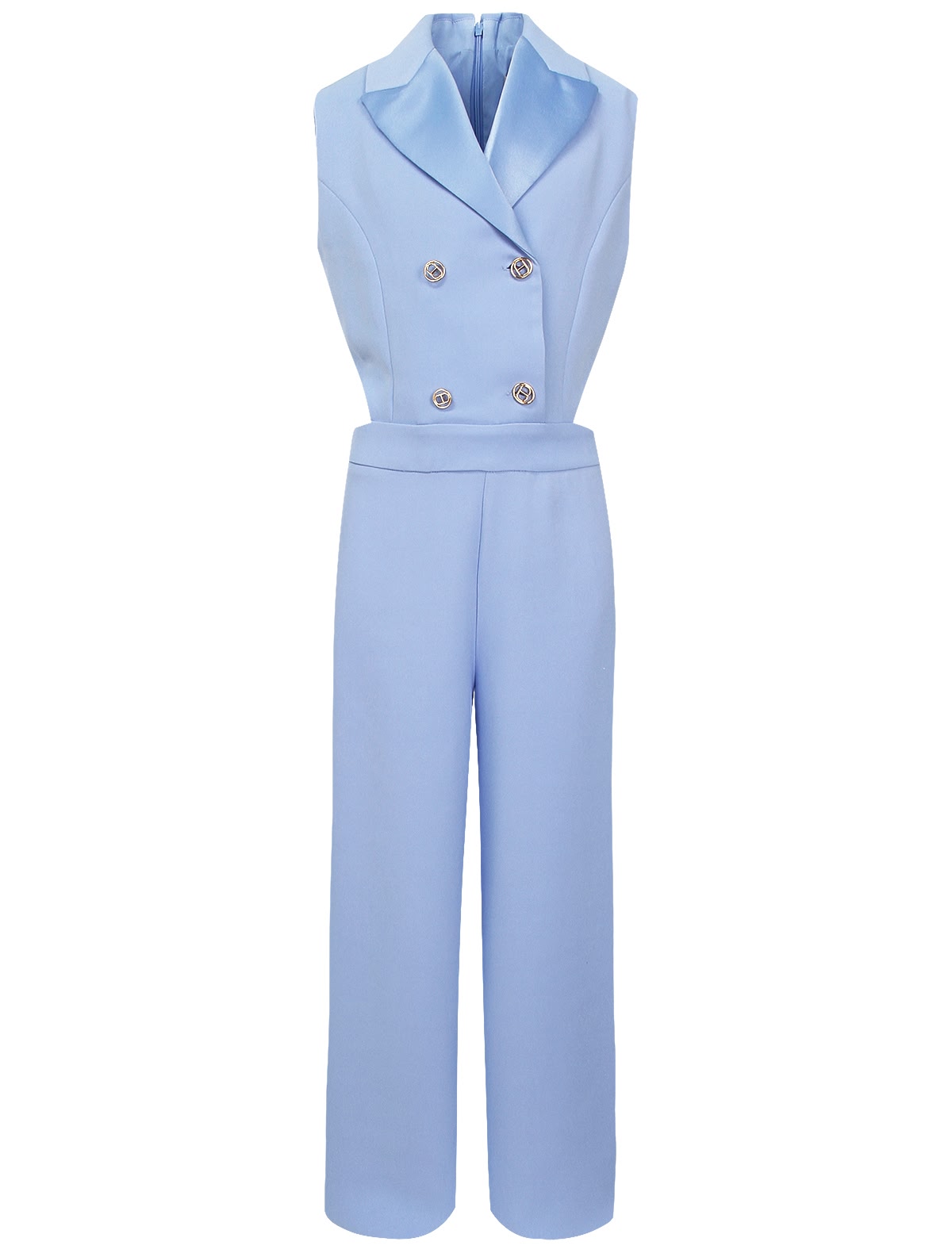 Небесно-голубой комбинезон
