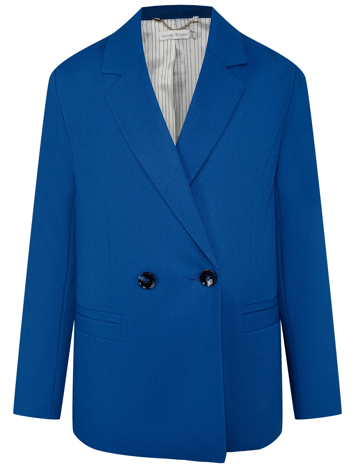 Пиджак с полосатой подкладкой