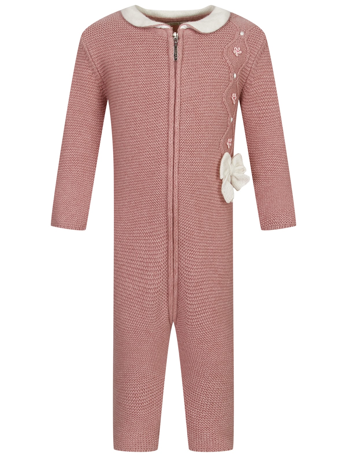 Розовый комбинезон из кашемира