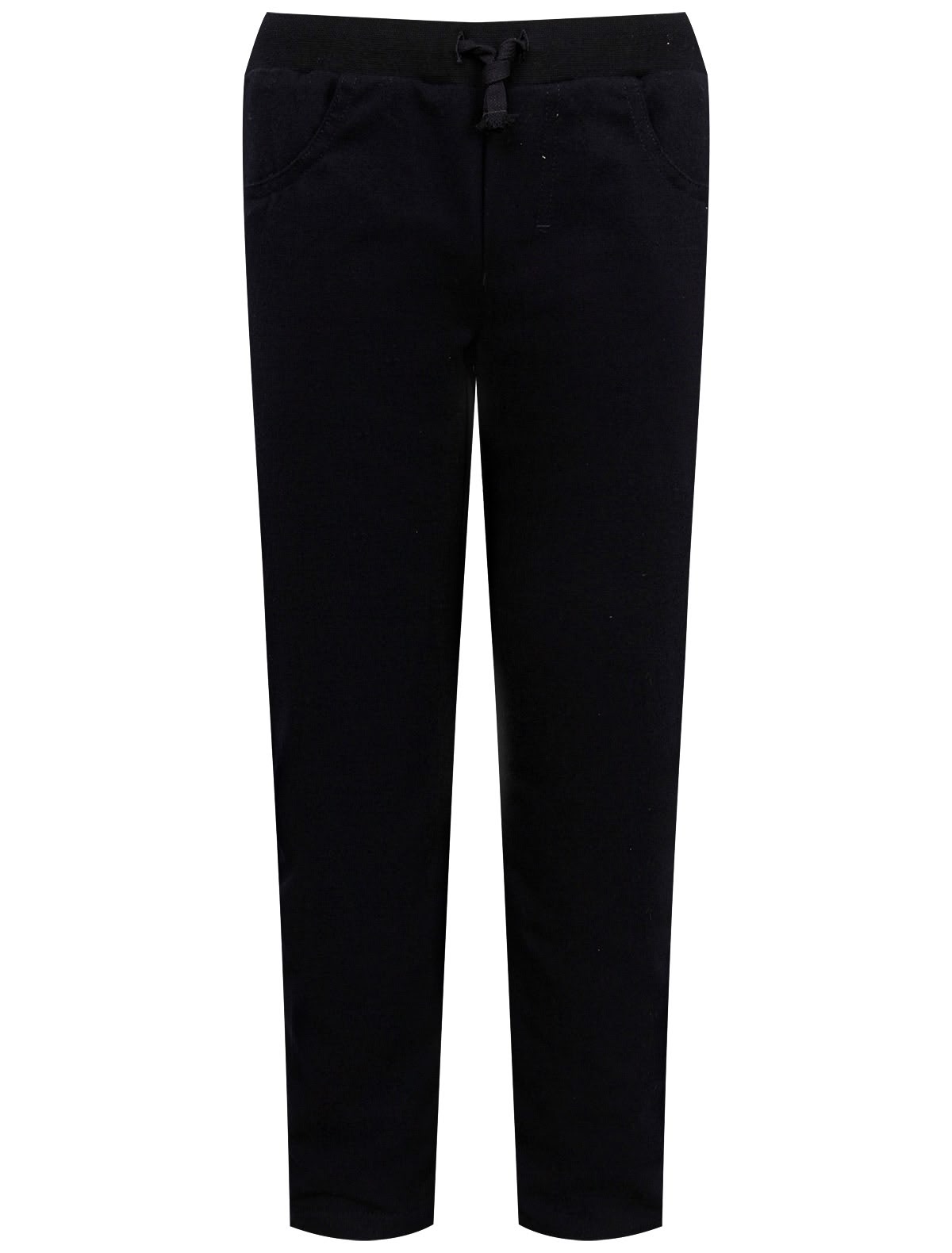 Черные утепленные брюки