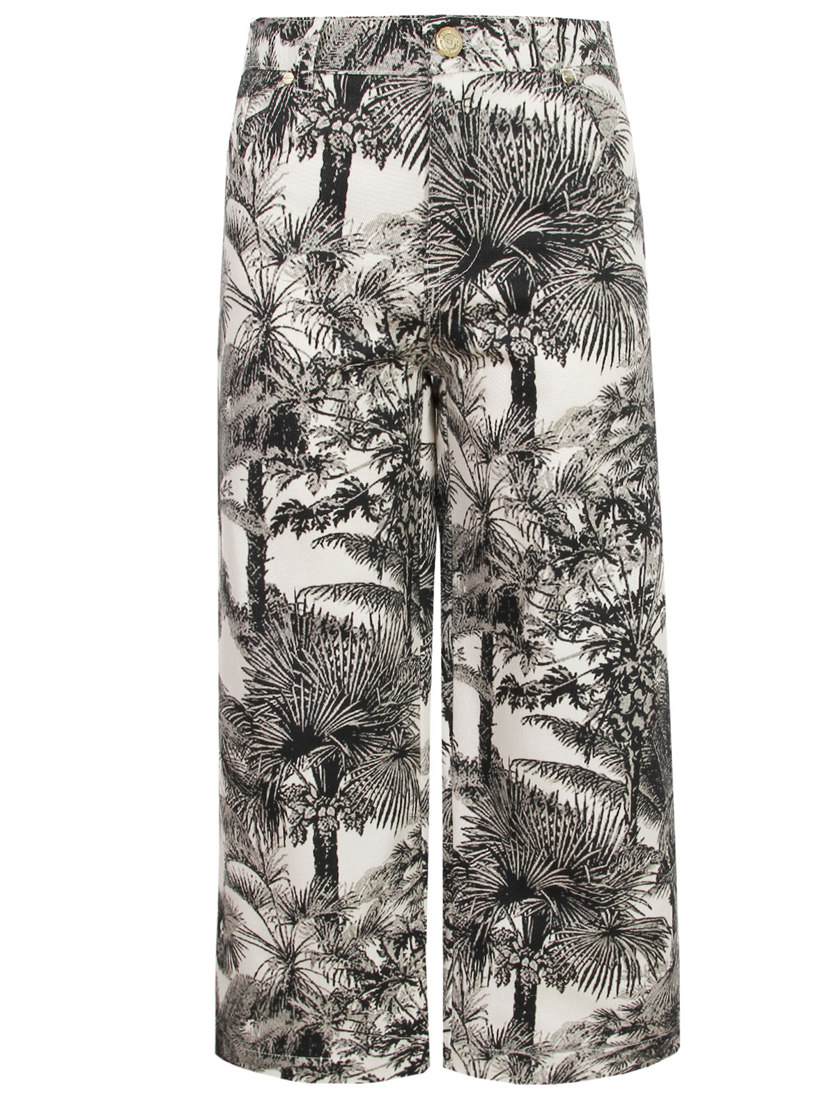 Брюки с тропическим принтом