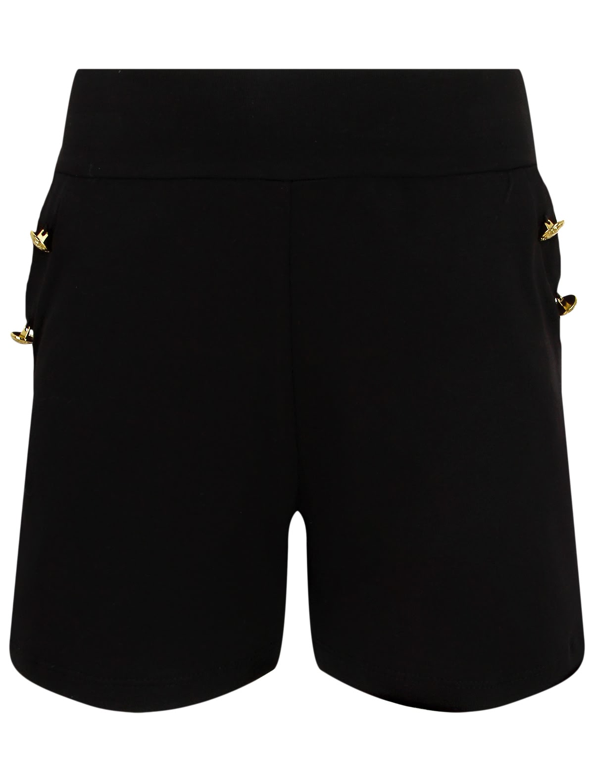 Черные шорты с карманами