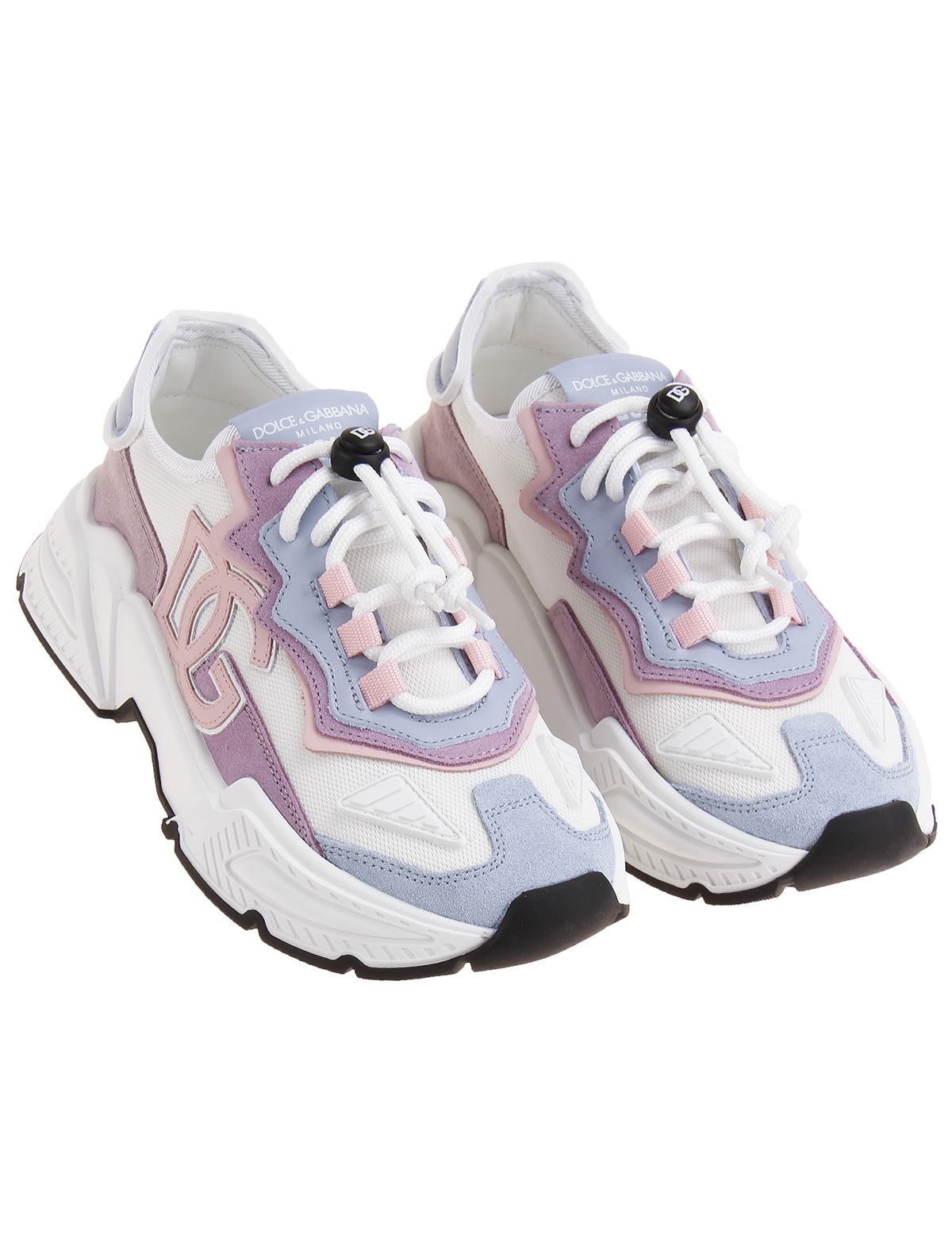 Комбинированные кроссовки на шнуровке